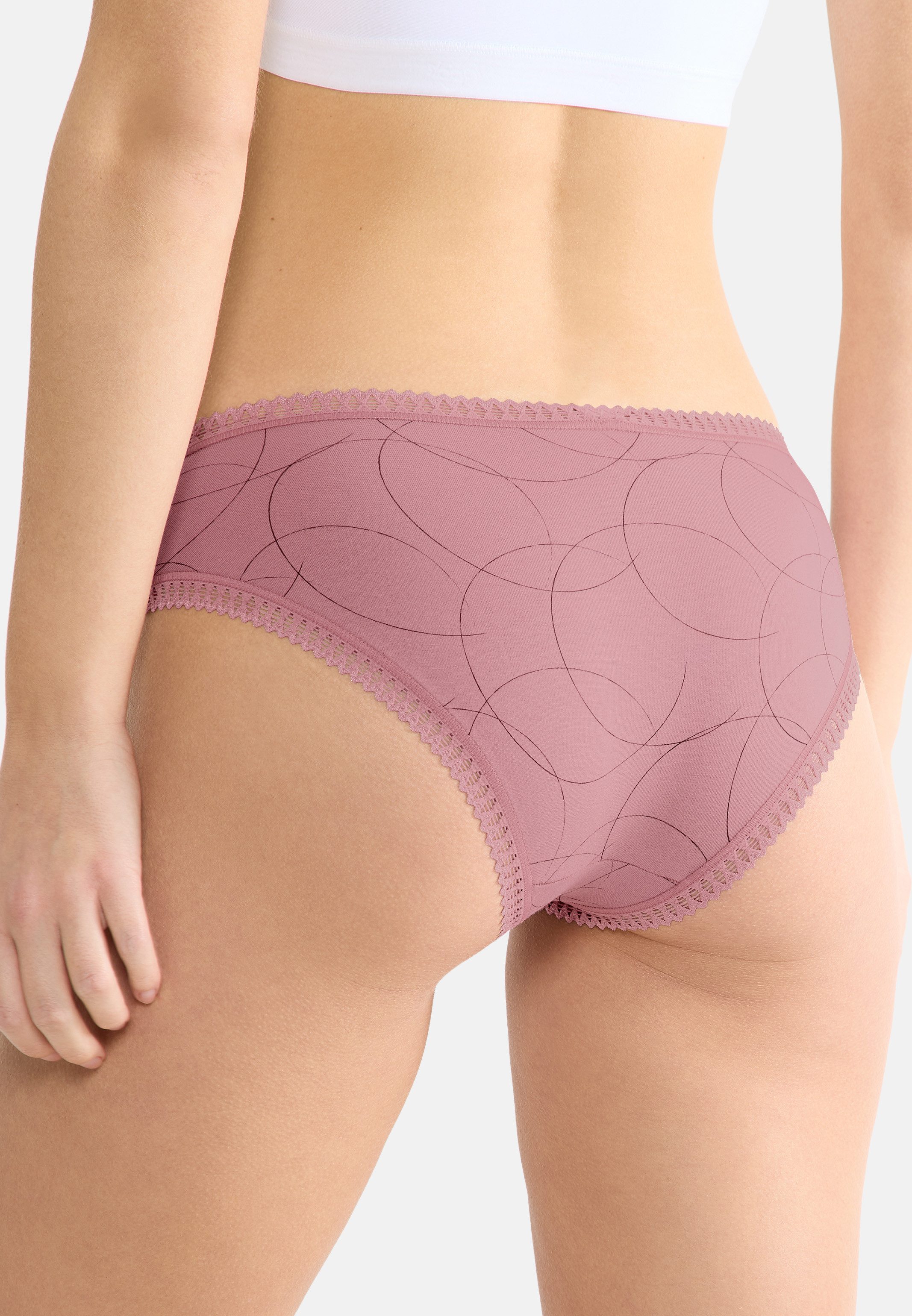sloggi Hipster 6er Pack GO Crush (Spar-Set, 6-St) Hipster - Baumwolle - Atmungsaktiv - Komfortabel und atmungsaktiv