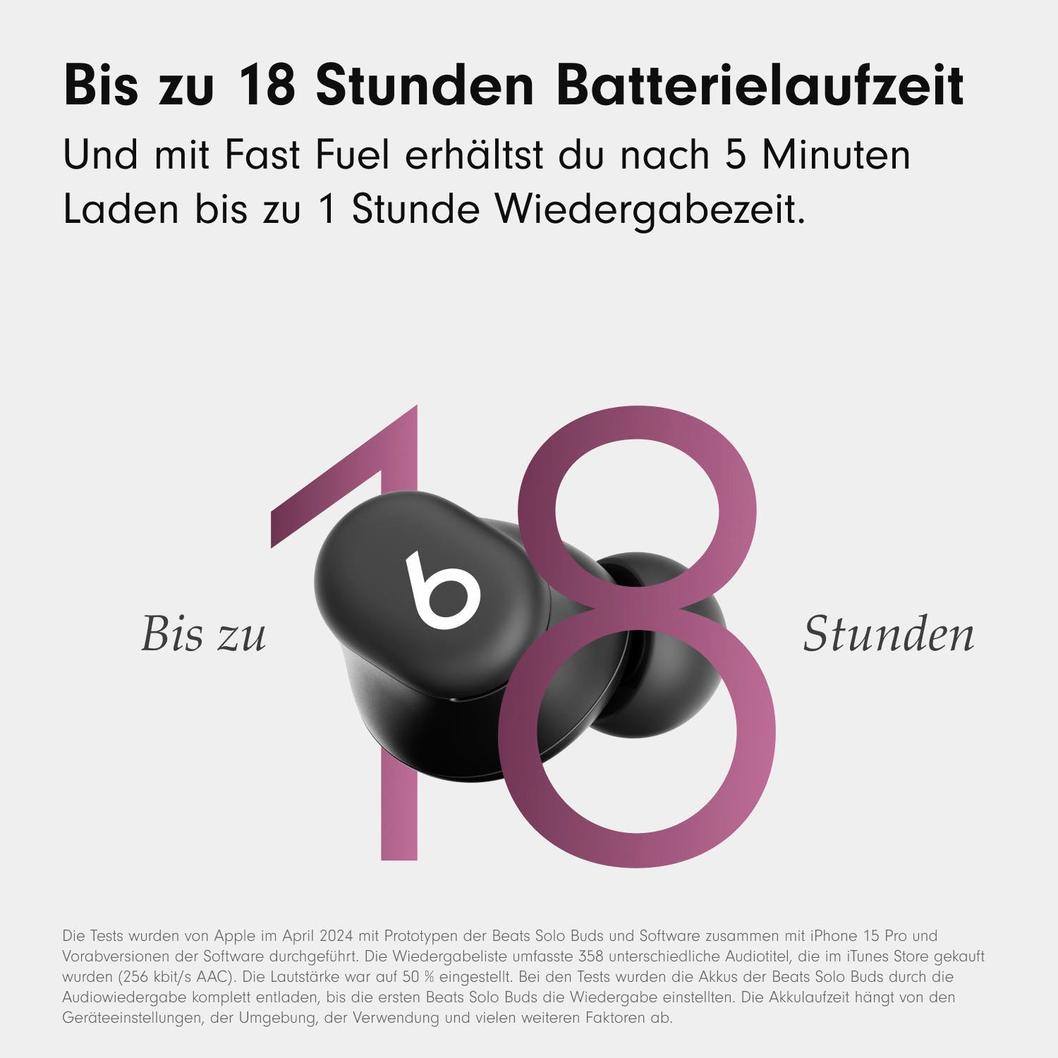 Beats by Dr. Dre Solo Buds wireless In-Ear-Kopfhörer (Freisprechfunktion, Bluetooth) – Bild 5 von 5