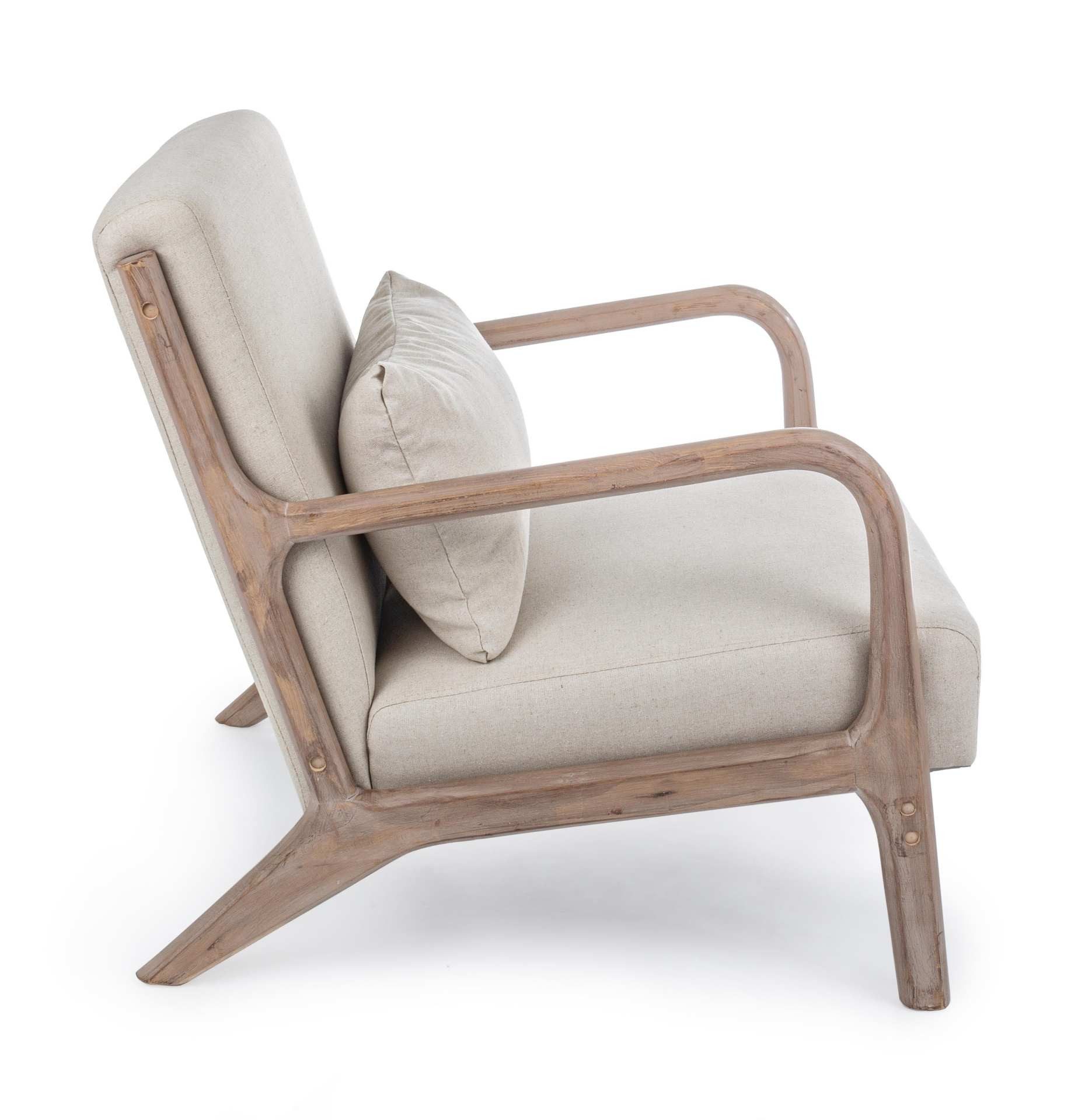 Feeling4Home Sessel Ancilla mit Stoff-Bezug, Beige