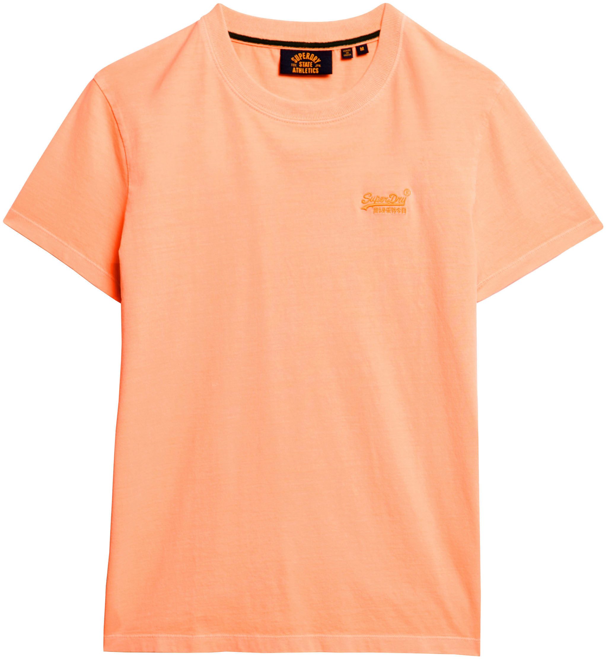 Rundhalsshirt ESSENTIAL LOGO EMB NEON TEE