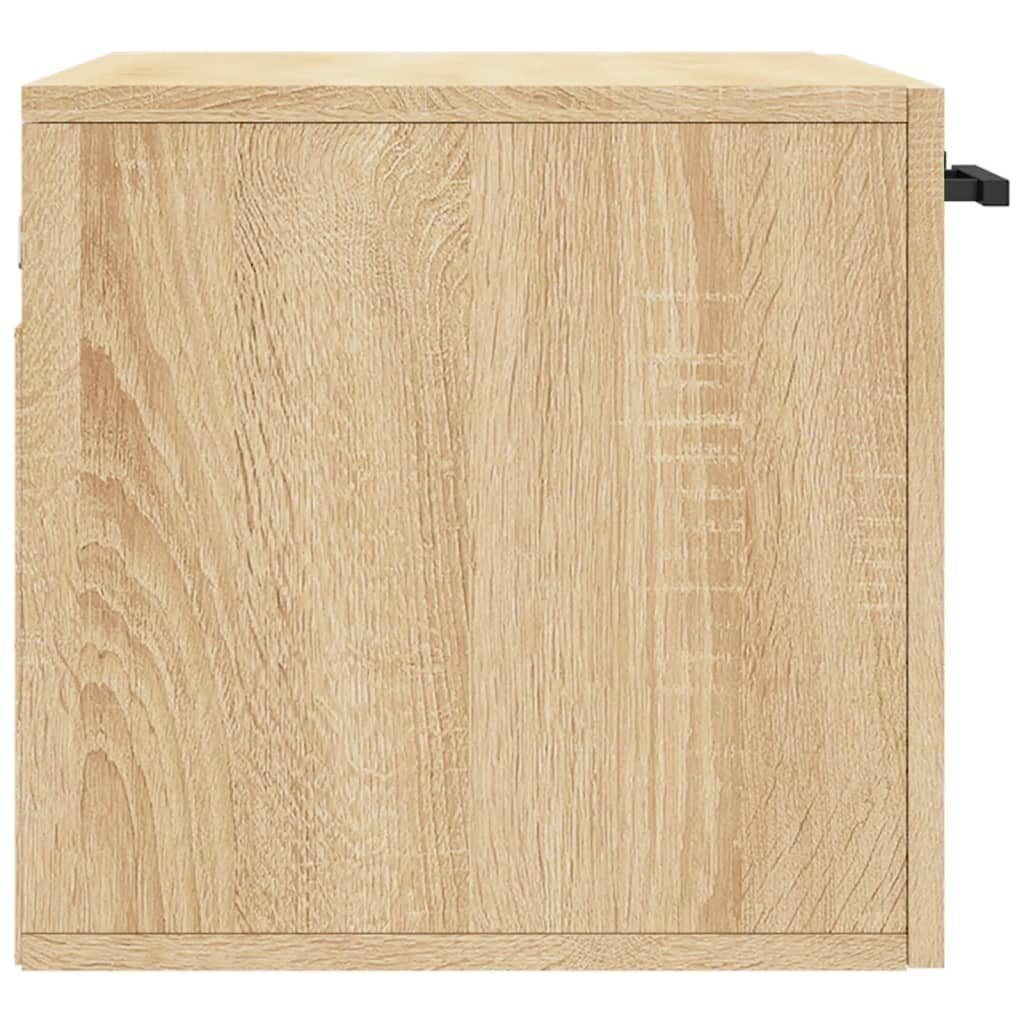 Holzwerkstoff cm Wandschrank Fächerschrank (1-St) Sonoma 60x36,5x35 vidaXL Sonoma-Eiche Eiche