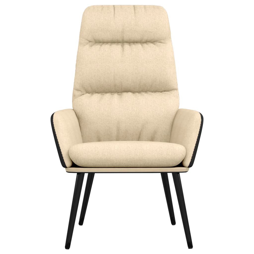 vidaXL Sessel Relaxsessel Creme Stoff (1-St) günstig online kaufen