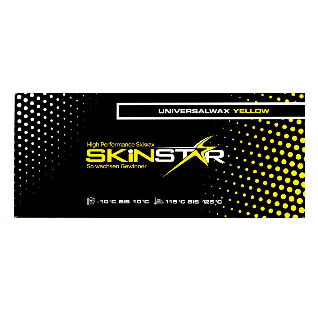 SkinStar Ski SkinStar Universal Wachs gelb Ski Wax Barwax Stangenwax 10x250 g -