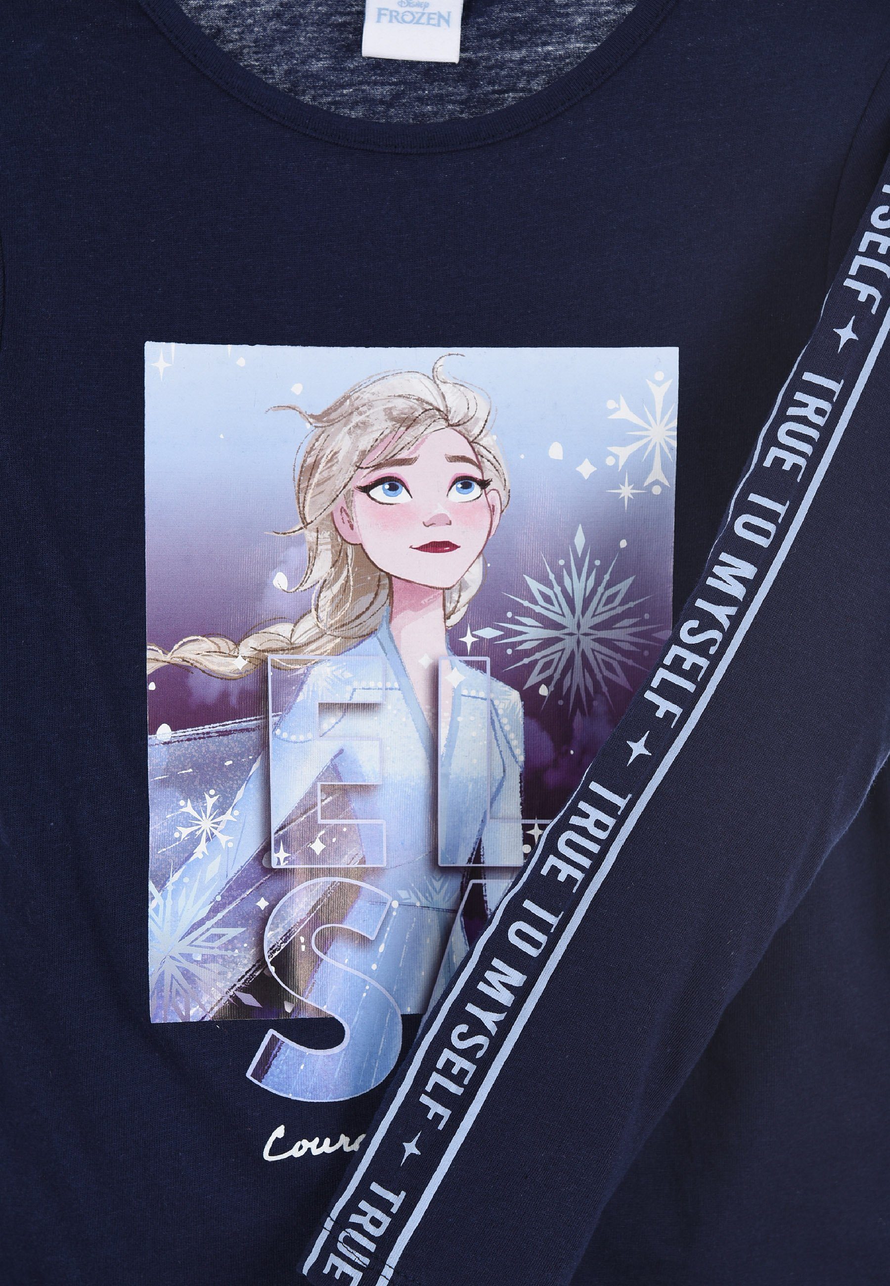 Frozen Shirt Langarmshirt Elsa Mädchen Langarm Oberteil Kinder Eiskönigin & Anna Disney