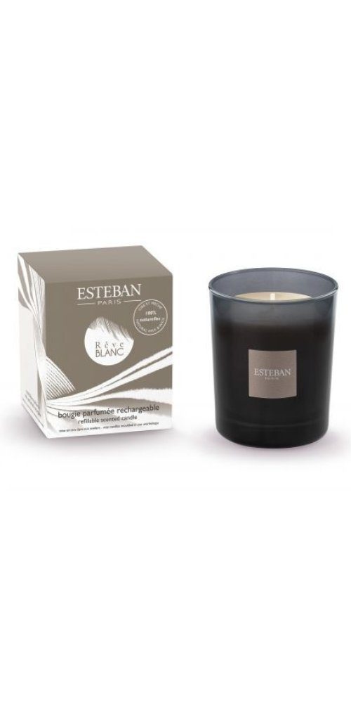 Esteban Duftkerze Reve Blanc 180g, Duftkerzen sind Nachfüllbar
