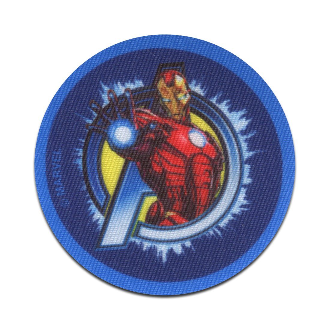MARVEL Пластырь Bügelbild, Aufbügler, Applikationen, Patches, Flicken, zum aufbügeln, Polyester, Avengers Iron Man Hand - Größe: 6,3 x 6,3 cm
