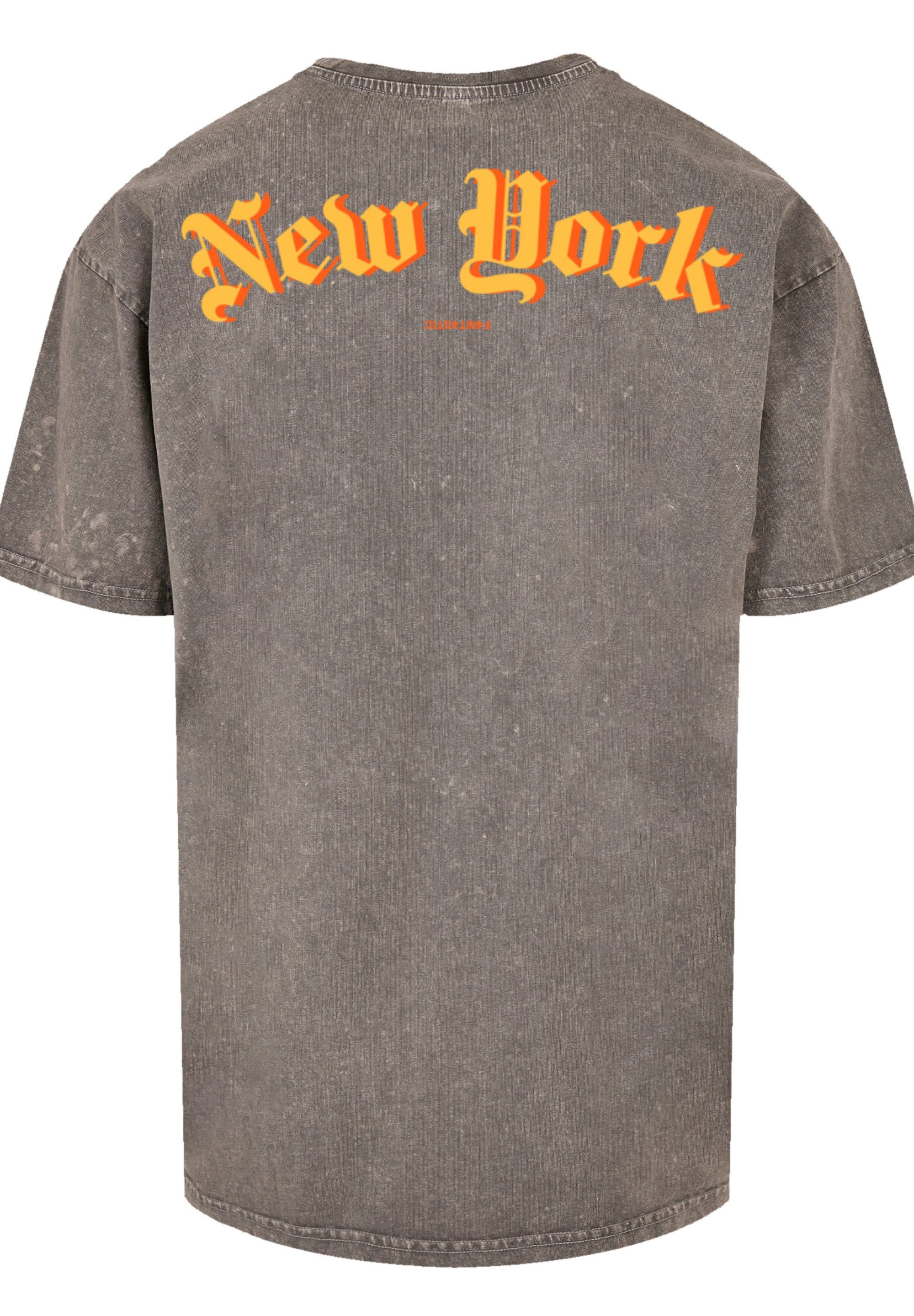 New T-Shirt Asphalt York Print F4NT4STIC