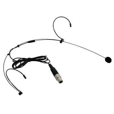 HQ POWER Mikrofon Kopfhörer mit mikrofon für tragbarer sender micw43 schwarz