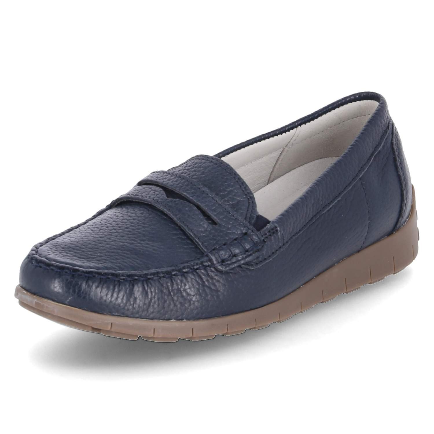 Waldläufer Waldläufer 785502 VBD199/194 Damen Glattleder blau Slipper günstig online kaufen