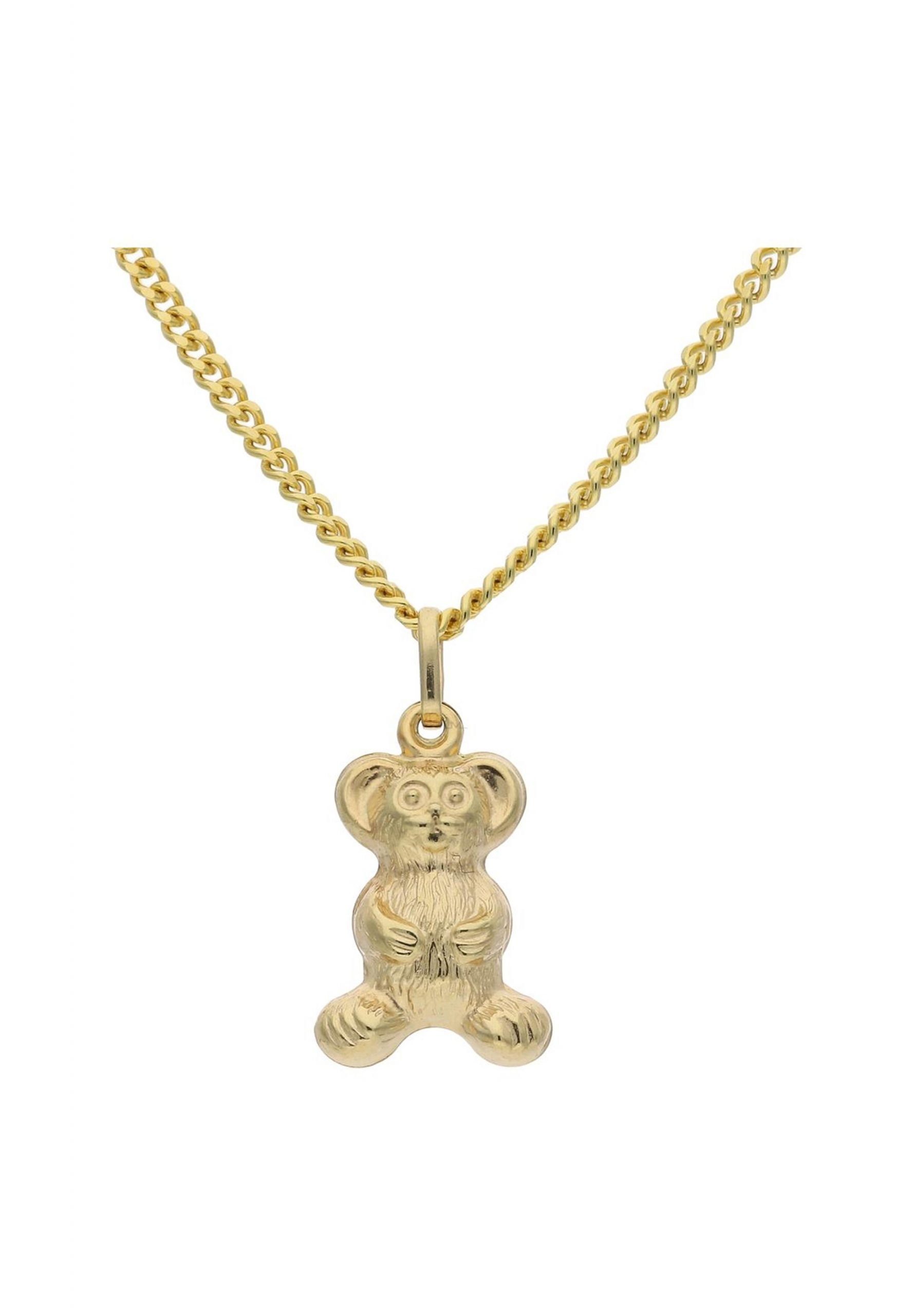 JuwelmaLux Kettenanhänger Anhänger Gold Teddybär (1-tlg), Anhänger ohne Kette Gold 333/000, inkl. Schmuckschachtel | Kettenanhänger