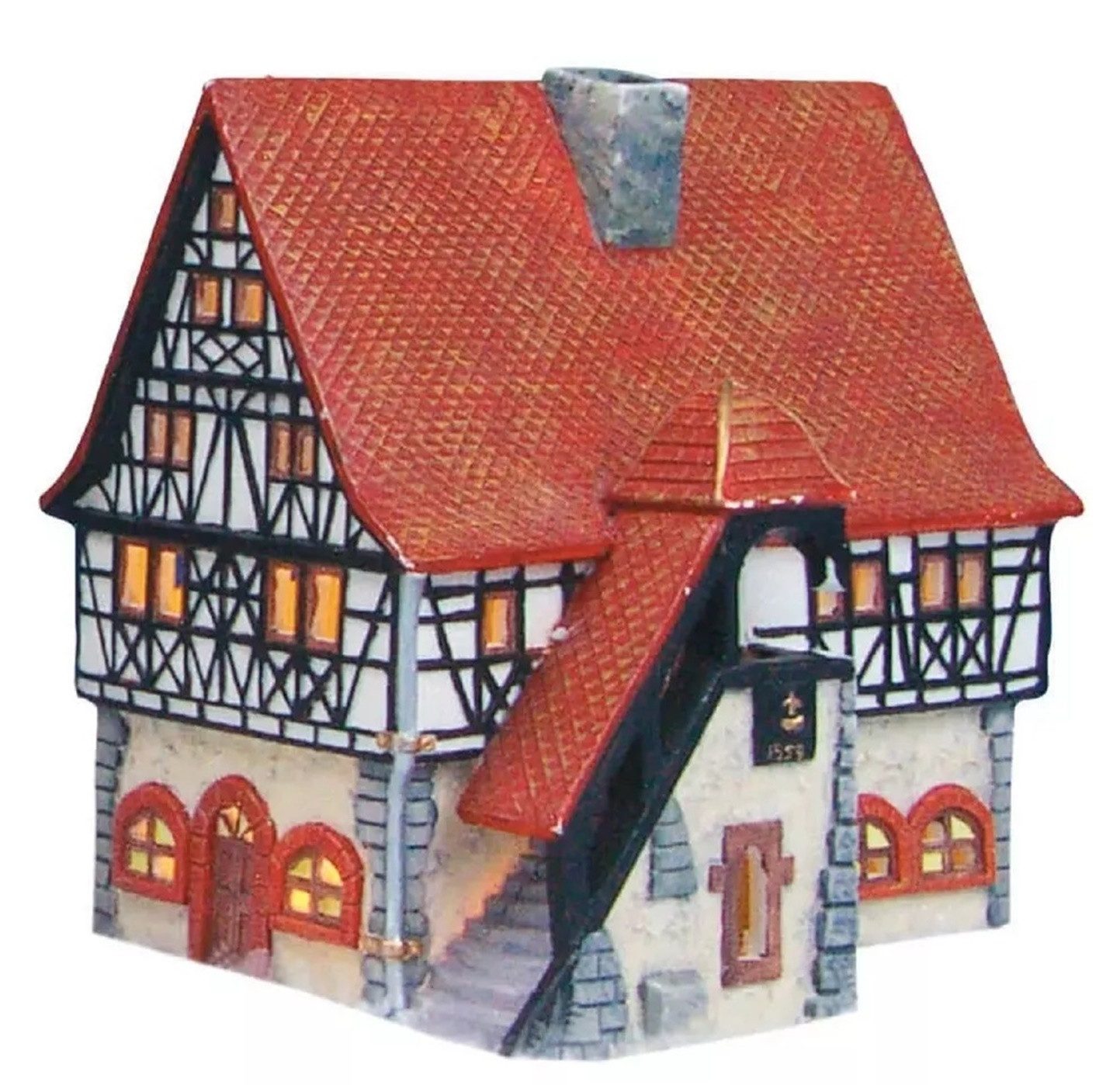 Wurm Dekoobjekt Lichthaus Windlicht Rathaus in Schifferstadt