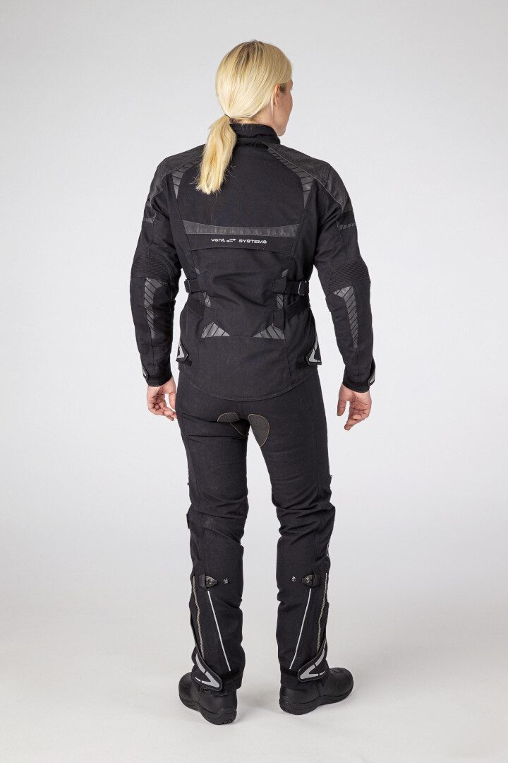 Halvarssons Motorradjacke Vimo wasserdichte Damen Motorrad Textiljacke herausnehmbares Innenfutter,wasserdicht