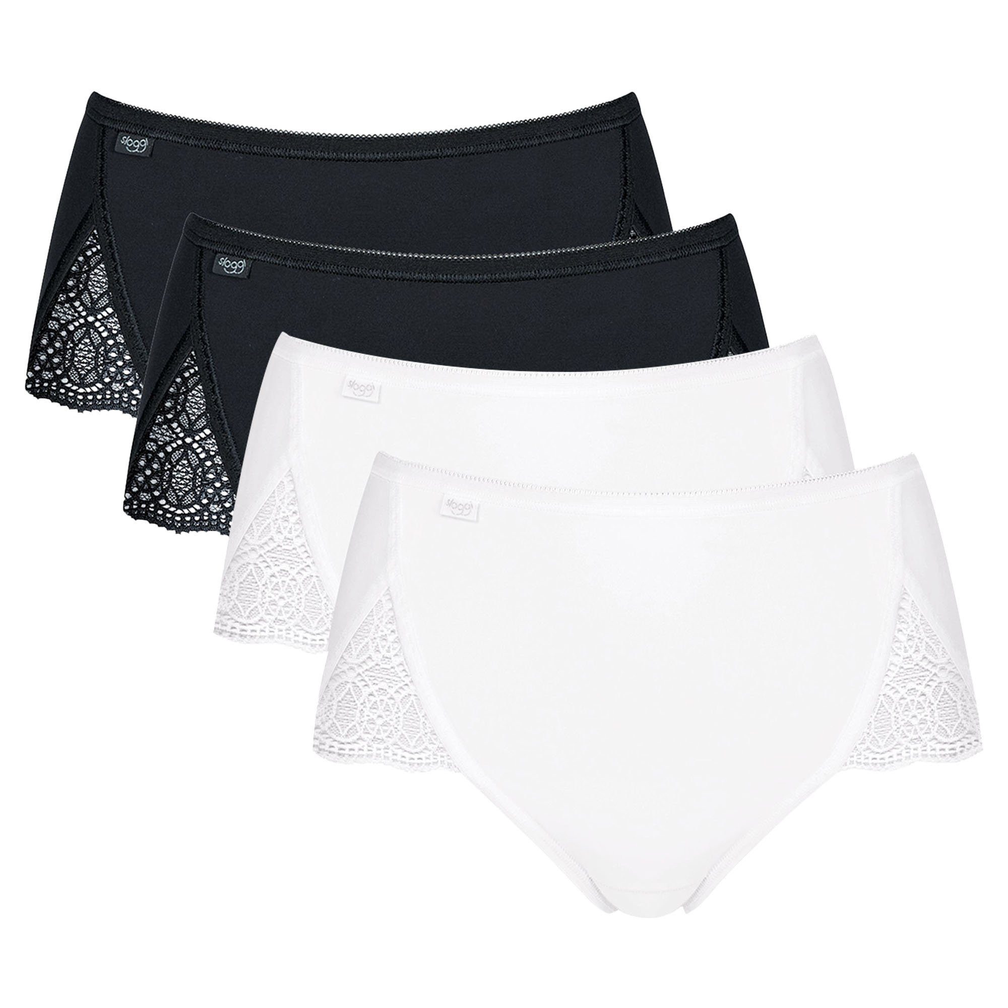Slip Damen Slip 4er Pack Polyamid