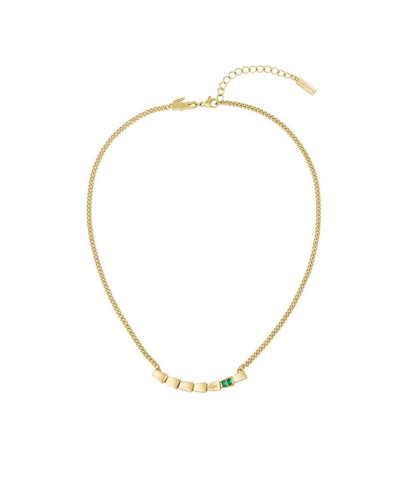 Lacoste Kette mit Einhänger CROCODELLE, mit Glasstein