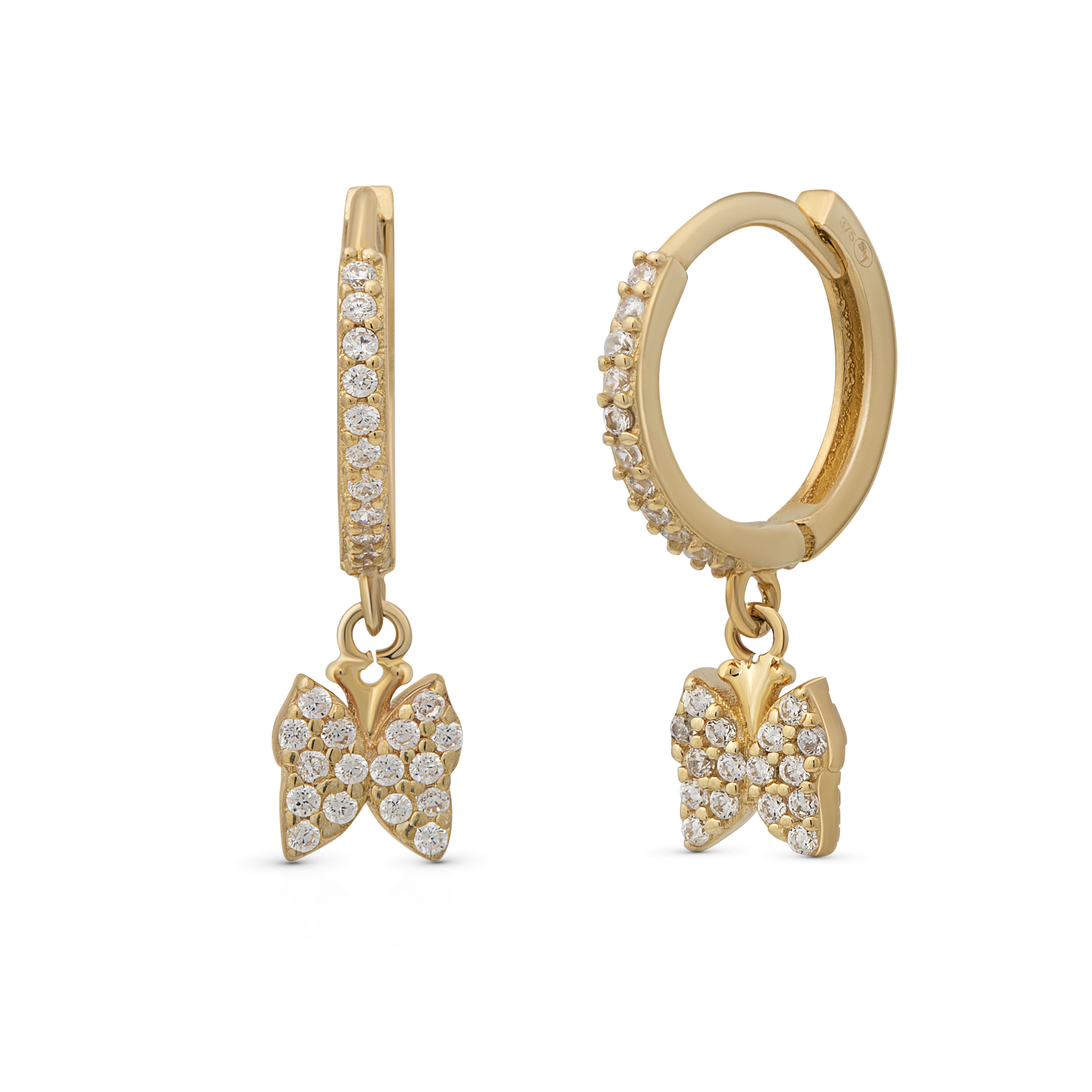 Suzan Gold Paar Creolen 375er Gold günstig online kaufen
