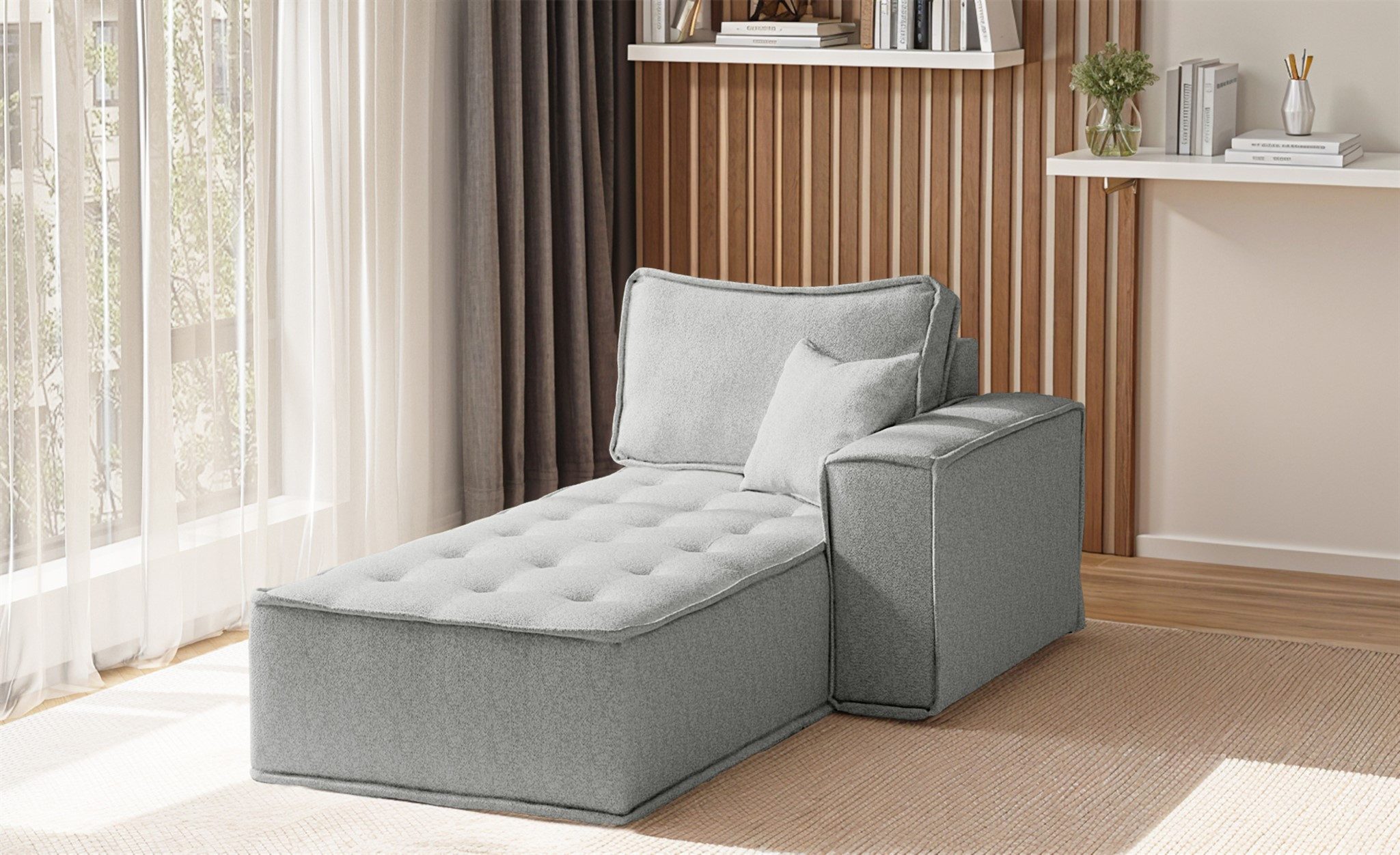 Fun Möbel Sofa Modulares Sofa SANDE Individuell konfigurieren, Einzelne Module, Sofa selbst Gestalten