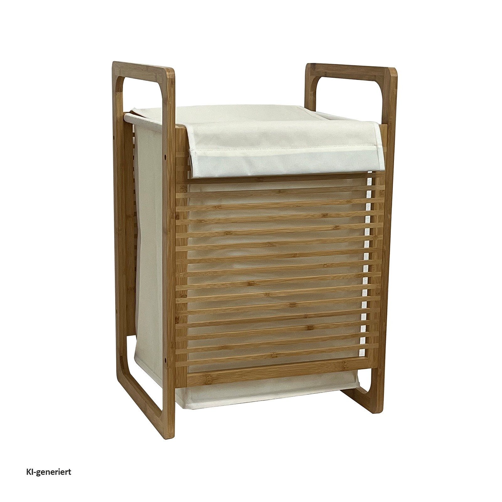 HTI-Living Wäschetonne Wäschetruhe Bambus (Stück, 1 St., 1 Wäschesammler), Wäschesammler Wäschekorb