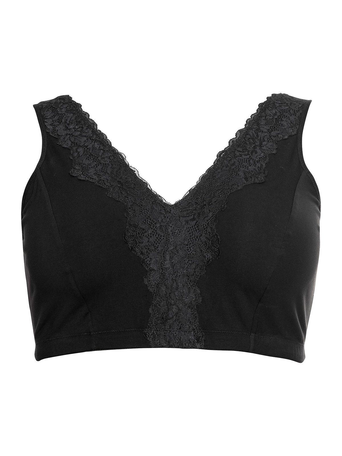 Sheego Bügelloser BH Große Größen in Bustier-Form, mit Spitzenborte
