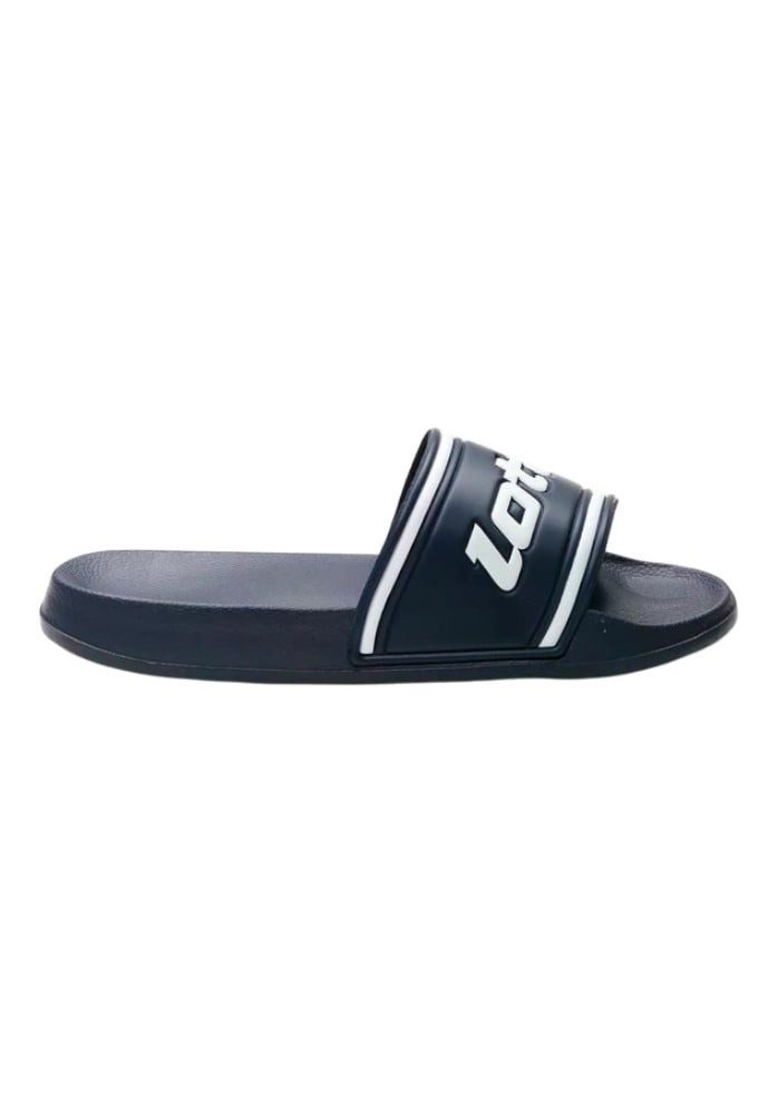 Slides navyblau Herren Badeschuh