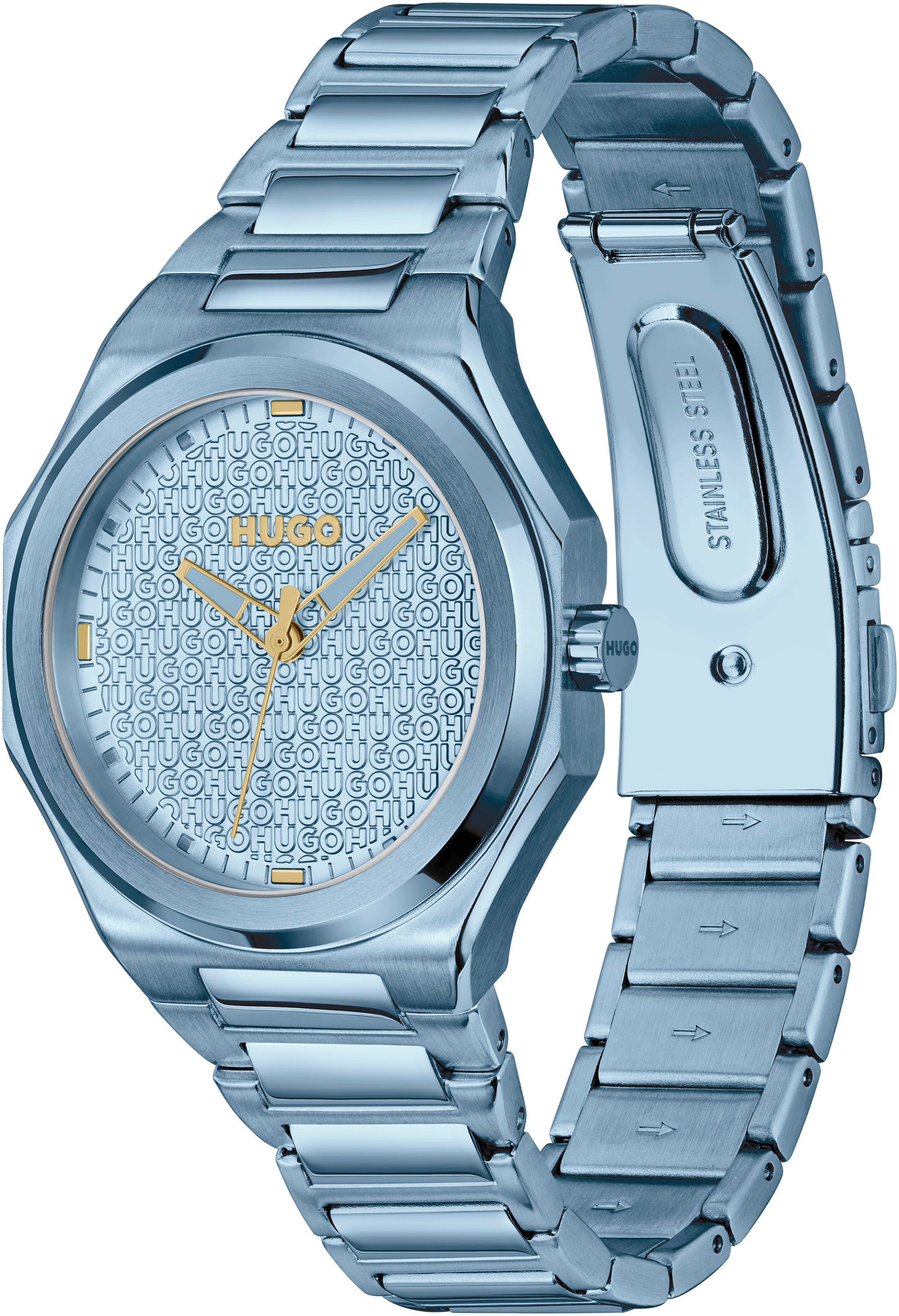 HUGO Quarzuhr #GRAIL FOR HER 1540176, Armbanduhr, Damenuhr, analog, Edelsta günstig online kaufen