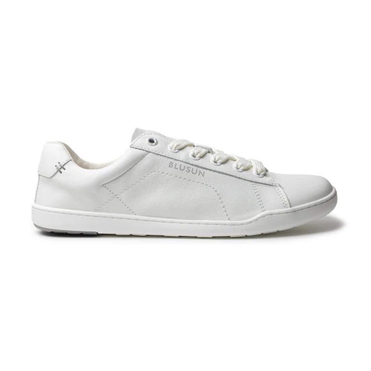 BLUSUN BLSN-100M Herren Barfuß Sneaker Glattleder & Veloursleder Barfußschuh aus echtem Leder