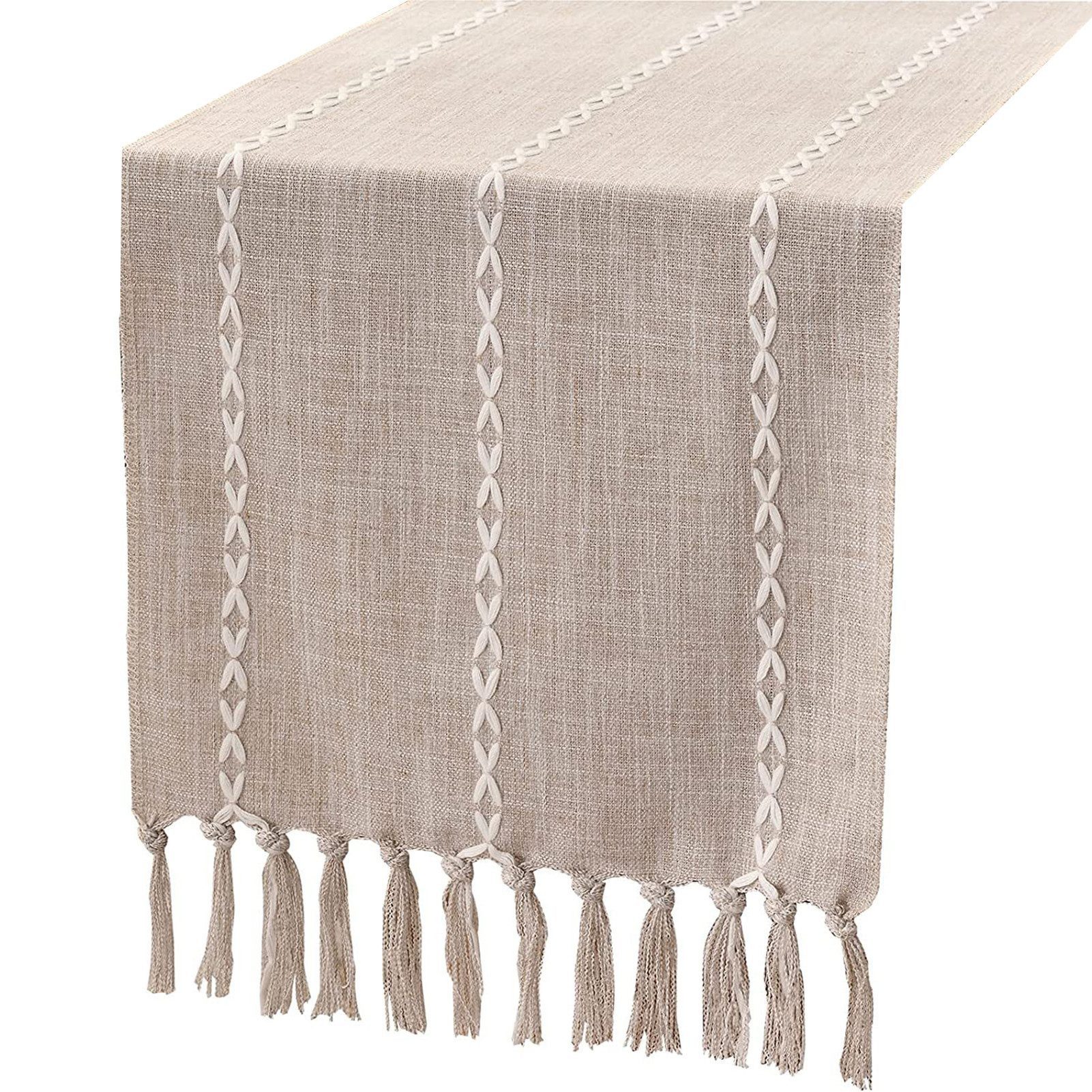 Blusmart Tischläufer Klassische Tischfahne im nordischen Stil (Tischdecke m günstig online kaufen