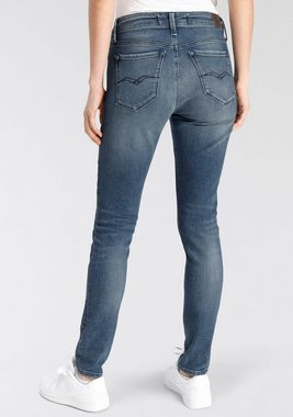 Replay Skinny-fit-Jeans LUZIEN POWERSTRETCH-DENIM mit Used-Effekten