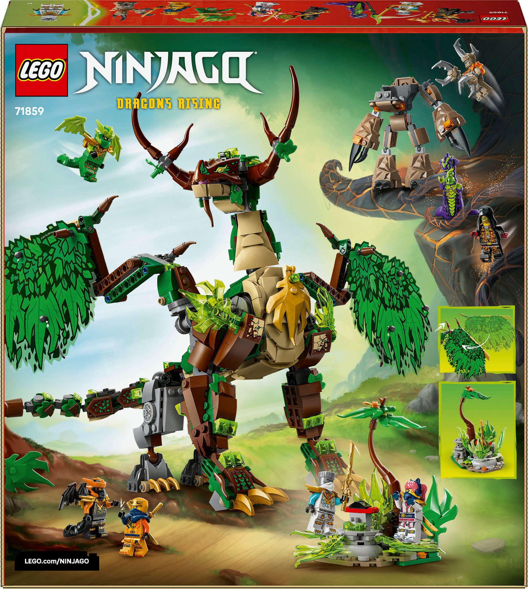 LEGO® Der Drache des Lebens (71859), LEGO Ninjago Konstruktionsspielsteine, (1050 St)