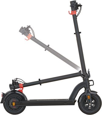 Prophete E-Scooter 10" 2.0 mit Straßenzulassung, 20 km/h, mit Straßenzulassung, bis zu 60 km Reichweite, klappbar