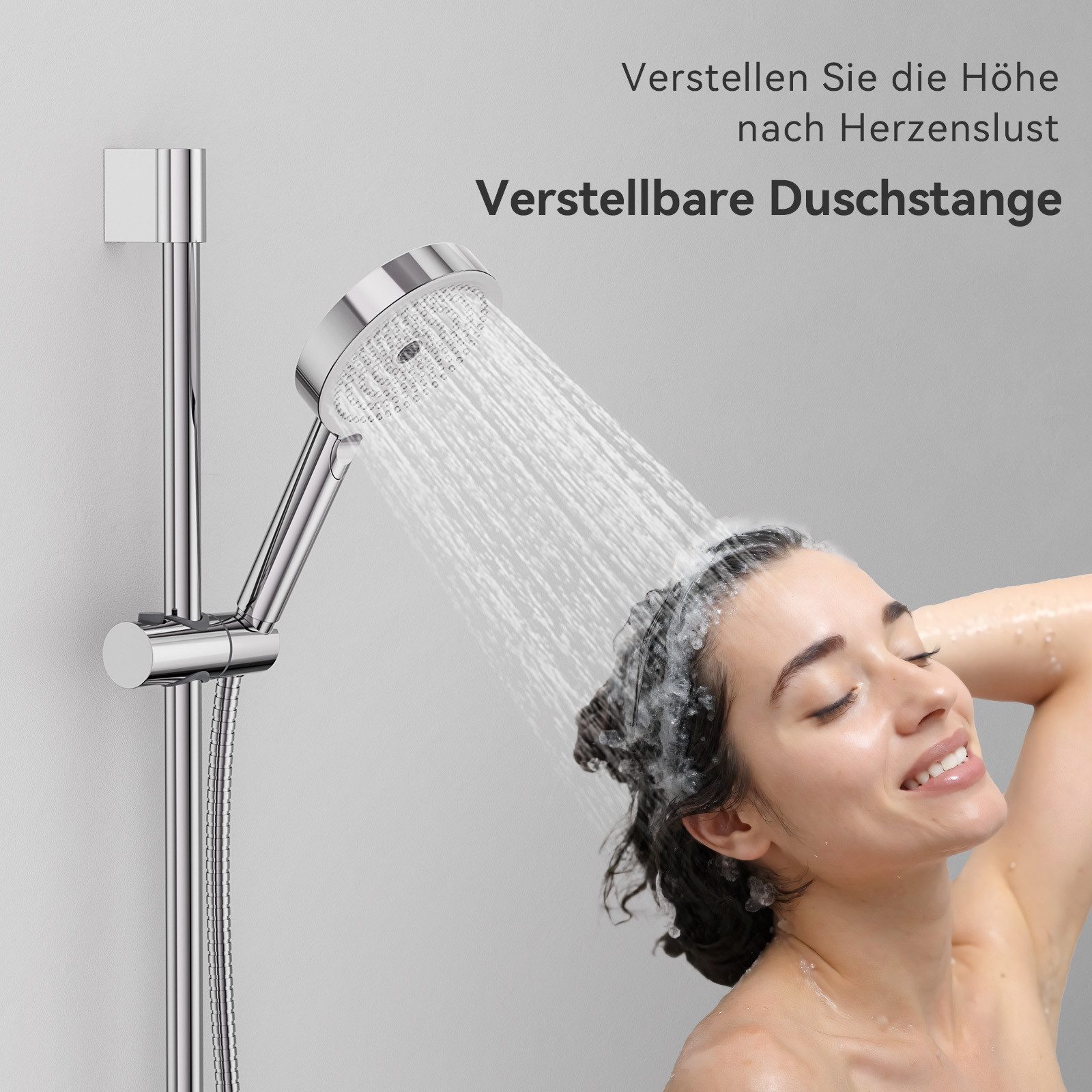 DERW MAX Brausegarnitur Höhenverstellbare Brausestange aus günstig online kaufen