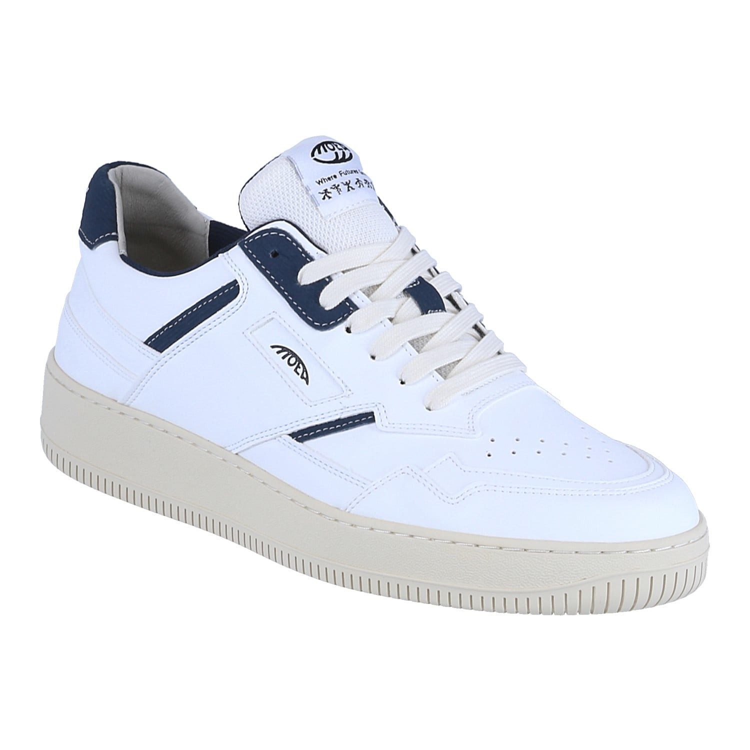 Moea Origin - Mushroom - weiss/blau Sneaker