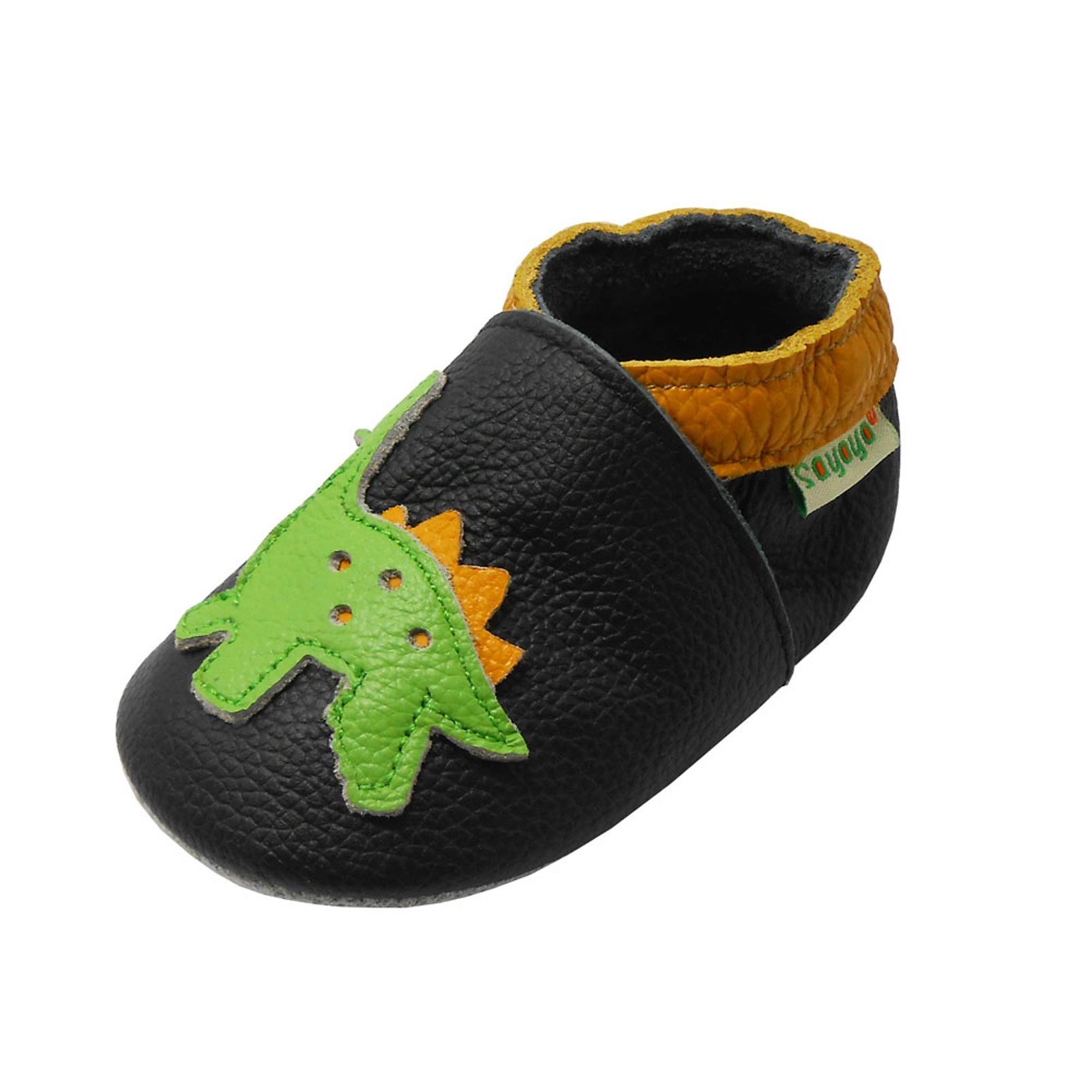 Sayoyo SAYOYO Baby Lauflernschuhe Leder Weich Rutschfest Hausschuhe 18-19EU Krabbelschuh