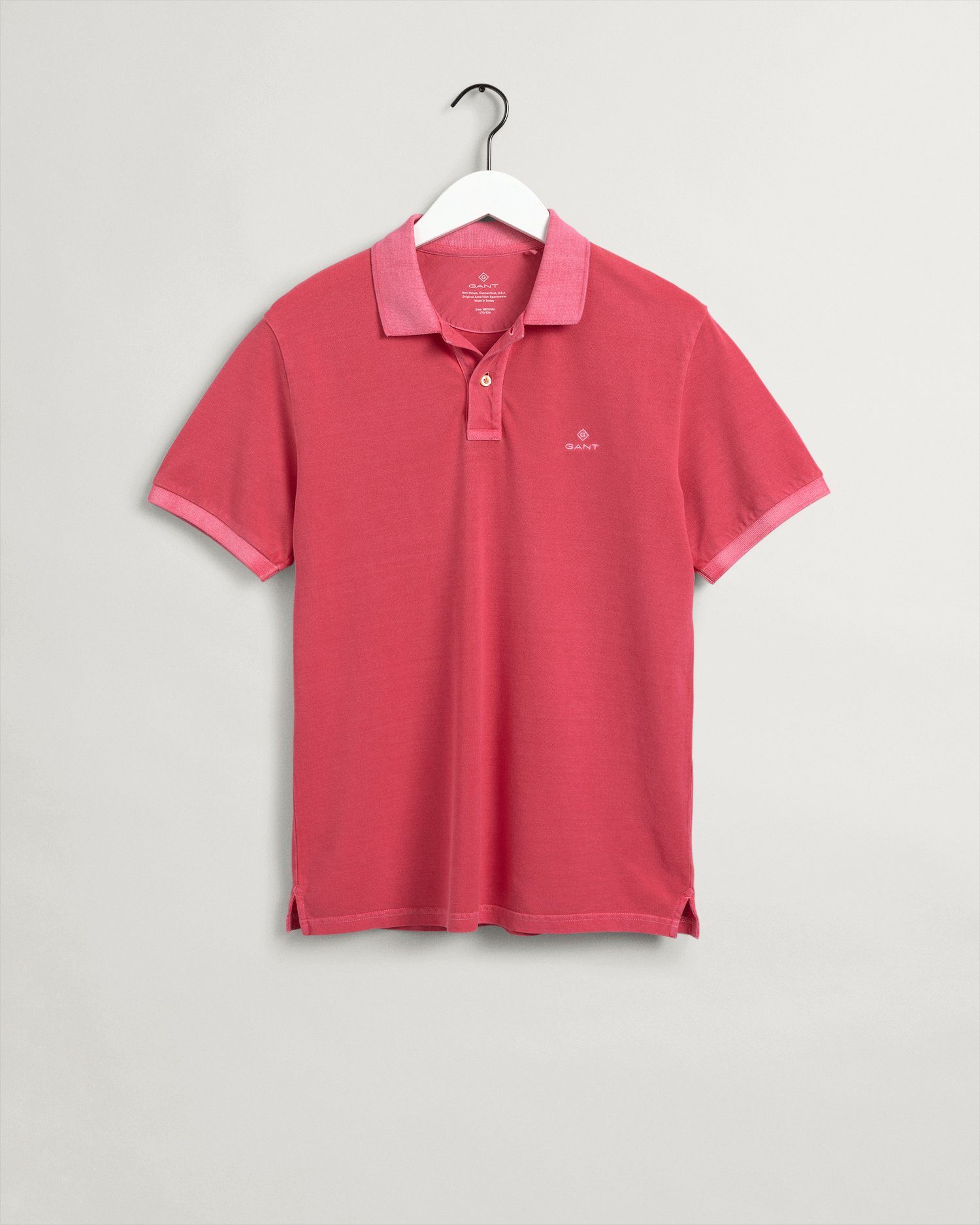 Gant Poloshirt Sunfaded Piqué Rugger Poloshirt 652 WATERMELON PINK