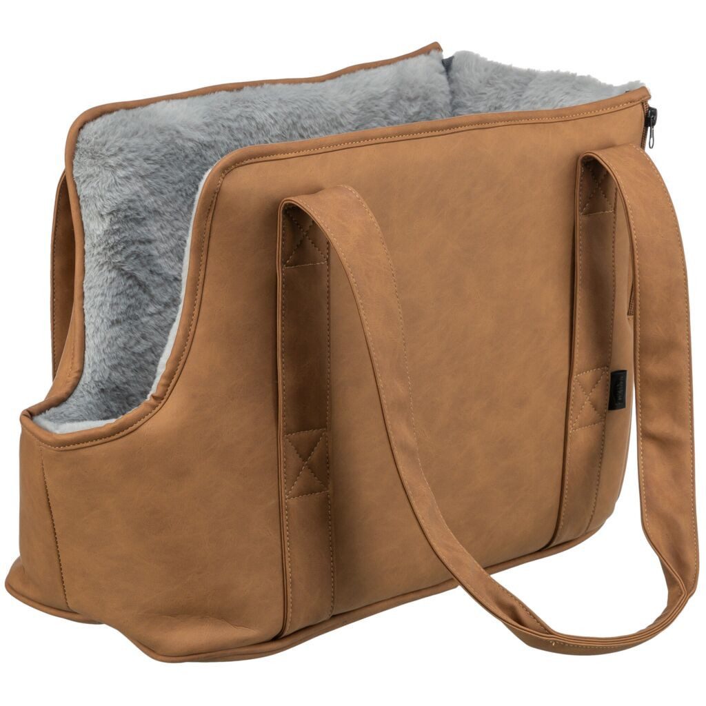 TRIXIE Tiertransporttasche Tasche Evelyn - braun/grau - 40 × 30 × 20 cm