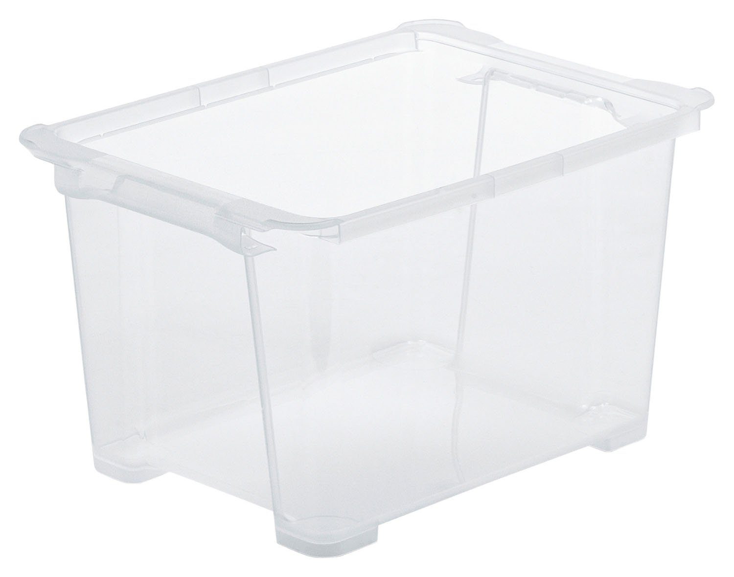 Liter Kunststoff, Aufbewahrungsbox EVO St), EASY, von Transparent, ROTHO Fassungsvermögen (1 15