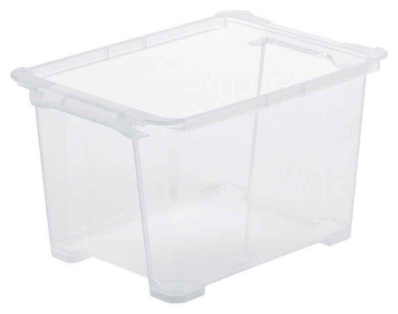ROTHO Aufbewahrungsbox EVO EASY, Transparent, Kunststoff, (1 St), Fassungsvermögen von 15 Liter