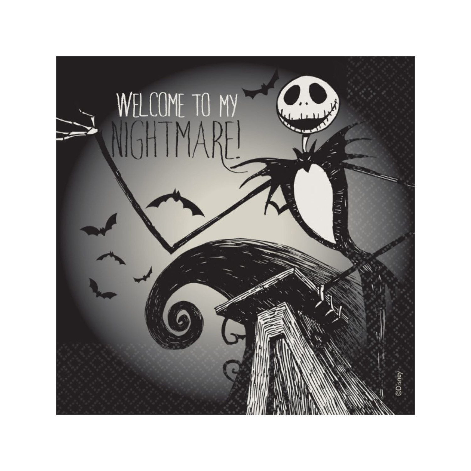 Amscan Papierserviette Servietten Nightmare Before Christmas, 16 St. 33