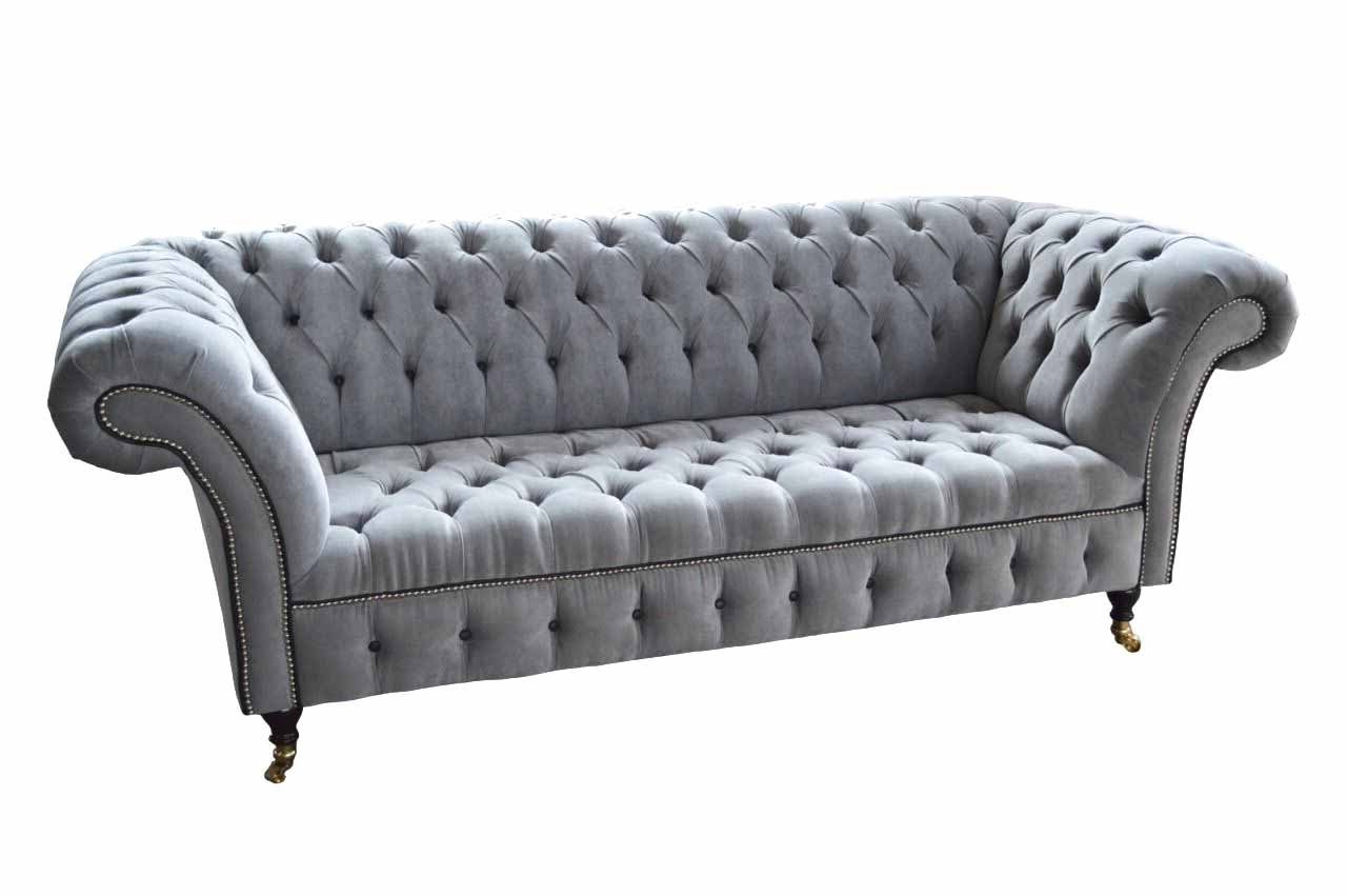 JVmoebel Chesterfield-Sofa, Sofa Chesterfield Klassisch Design Wohnzimmer Sofas Couch Neu