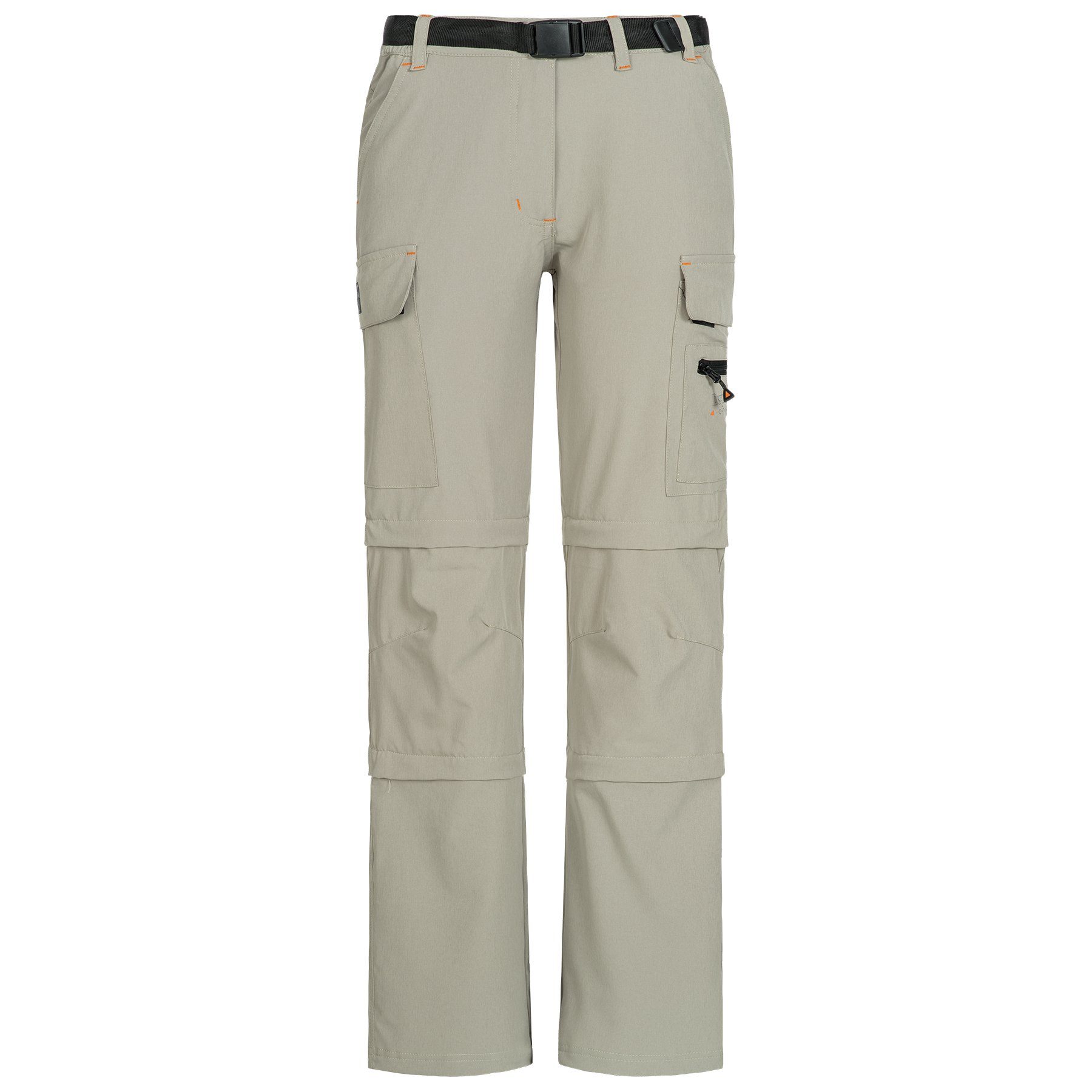 DEPROC Active Zip-off-Hose KENTVILLE Full Stretch Double Zip-Off Trekkinghose sand