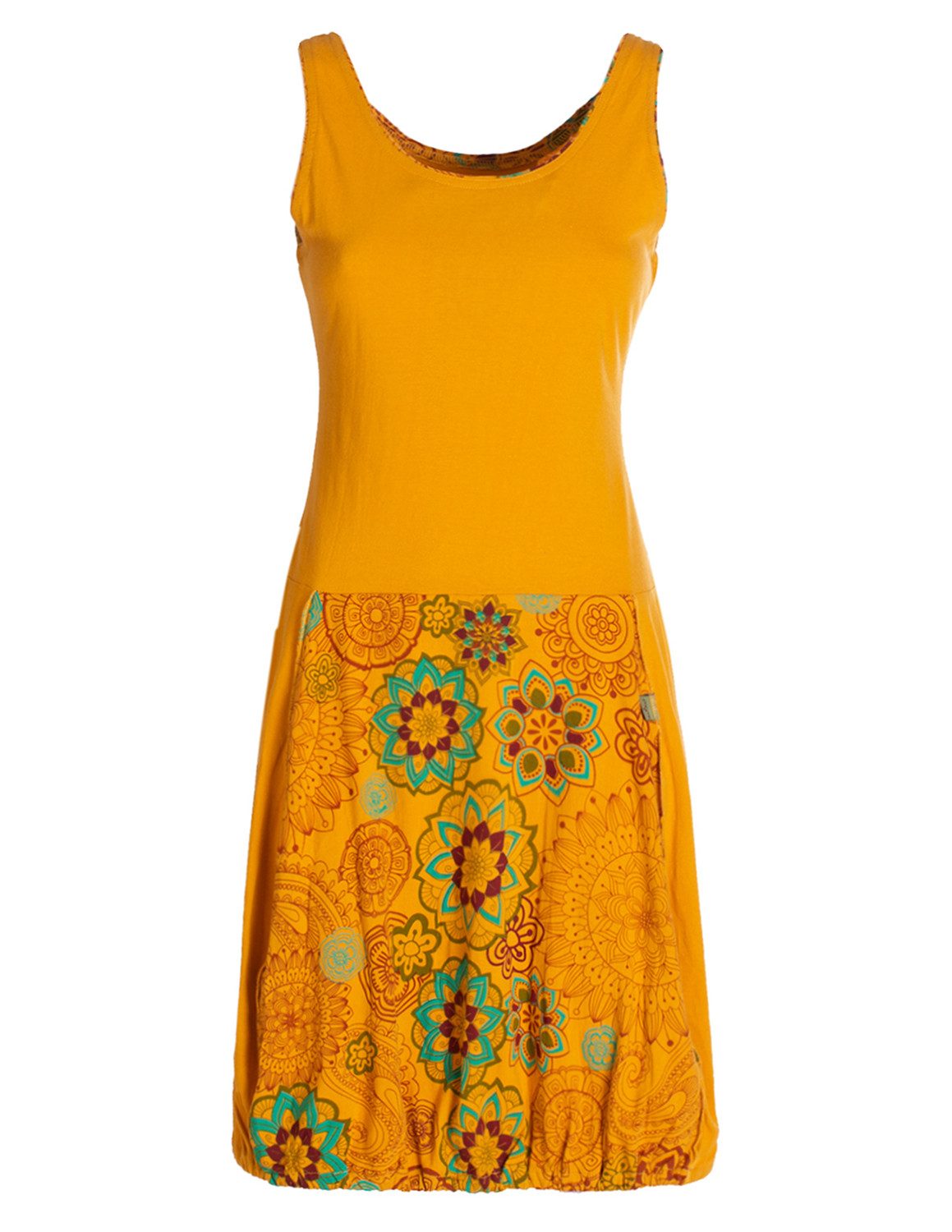 Vishes Ballonkleid Damen Kleid Baumwolle geblümt günstig online kaufen