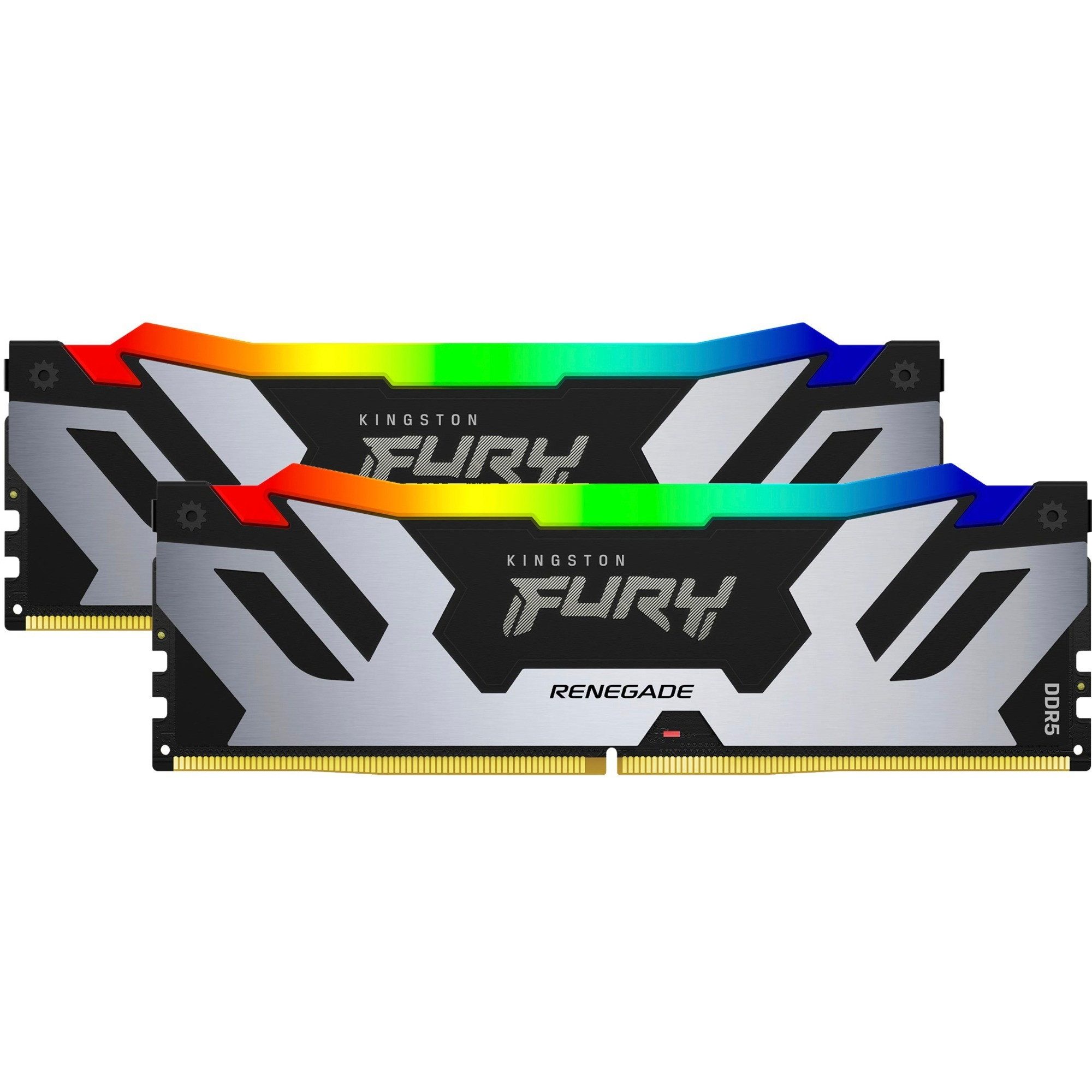 Kingston FURY Renegade RGB 96GB DDR5-6400 Dual Kit (2x48GB) CL32 PC-Arbeitsspeicher (Maximale Performance für anspruchsvolle Systeme und Workloads)