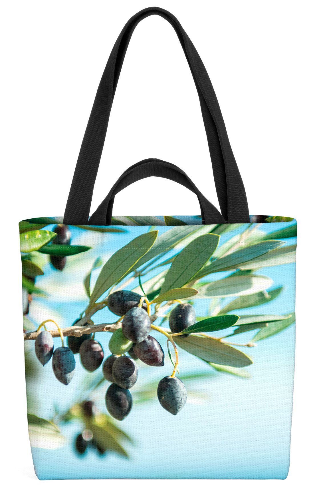 VOID Henkeltasche (1-tlg), Olivenzweig Sommer Urlaub Süden oliven frieden olivenzweig olivenbaum