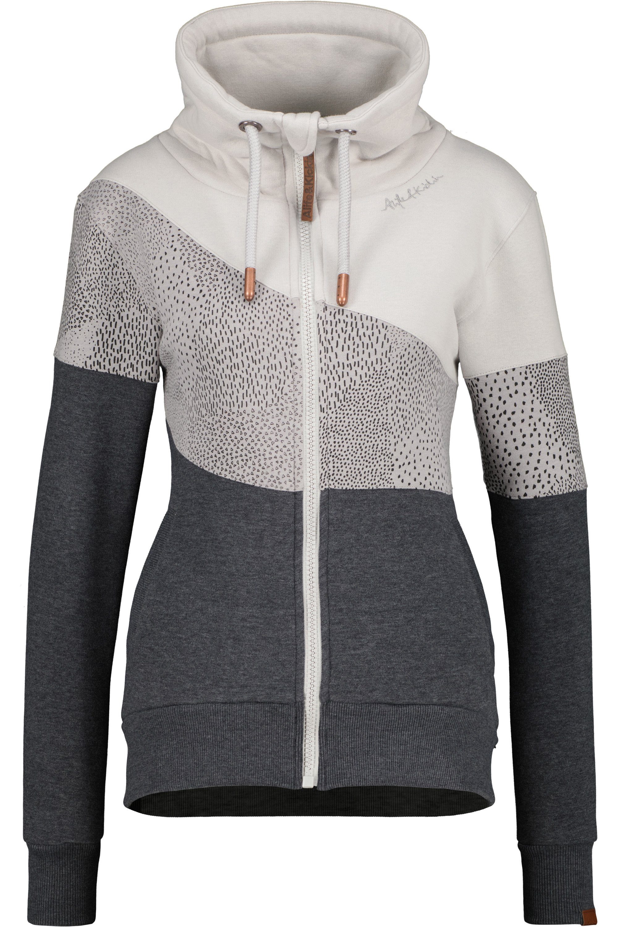 & ValeraAK moonless melange Damen B Sweatjacke Alife Jacke Sweatjacke, Kickin Sweatjacket