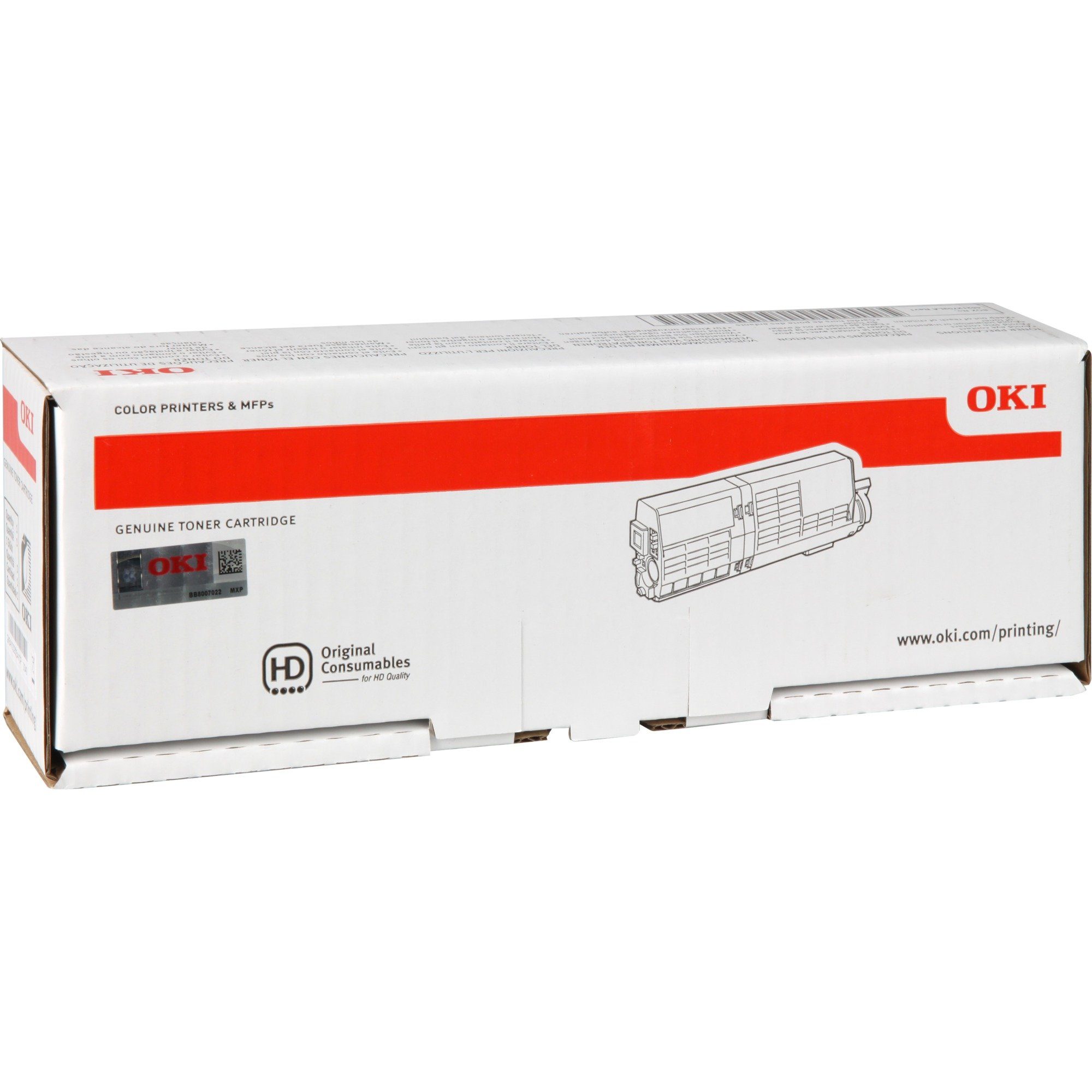 OKI Tonerkartusche OKI Toner cyan 46490403