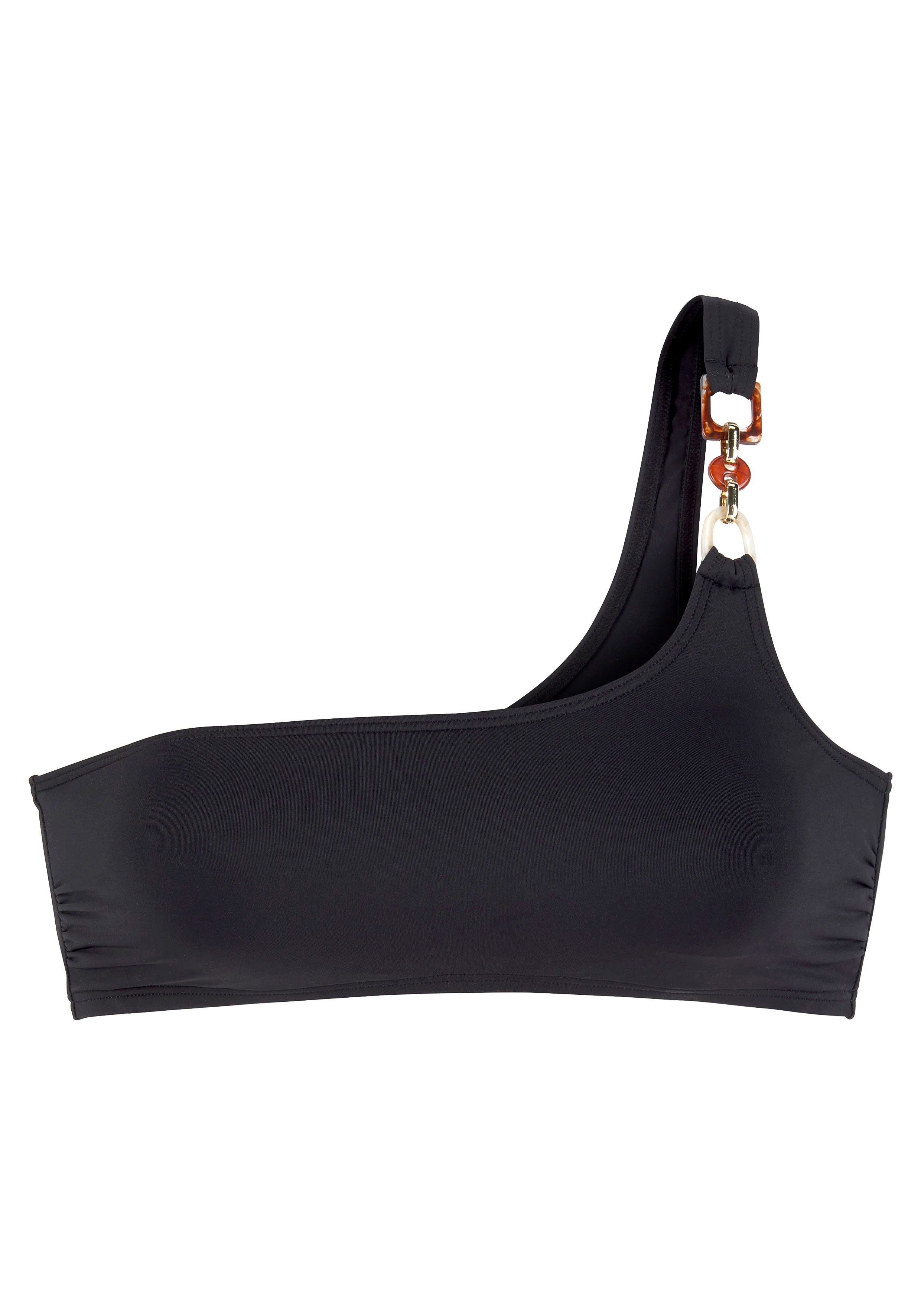 LASCANA Bustier-Bikini-Top Yves, mit elegantem Schmuckdekor günstig online kaufen