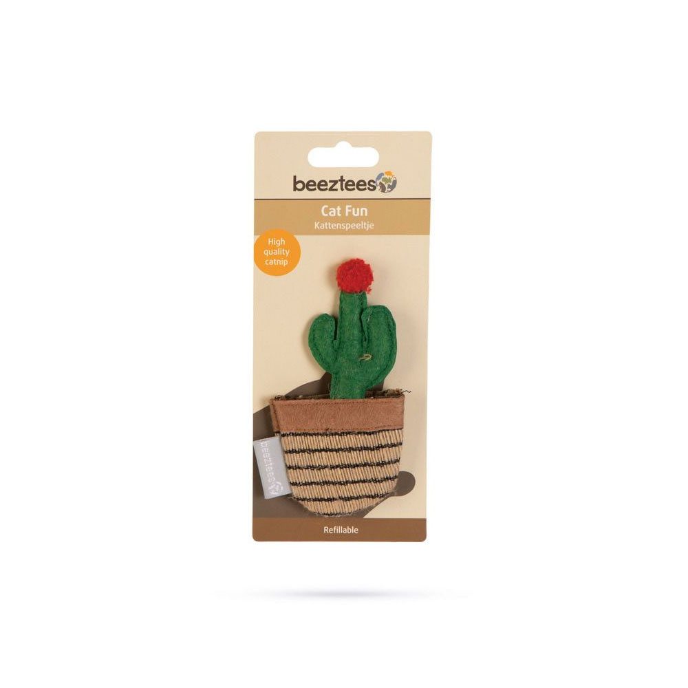 Beeztees Tierkuscheltier Beeztees Catnip Katzenspielzeug Kaktus Variante: Ota (rot)