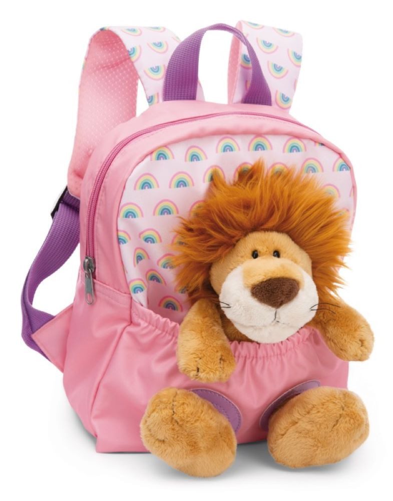 Nici Kuscheltier Nici Rucksack mit Plüschtier Löwe 26 cm