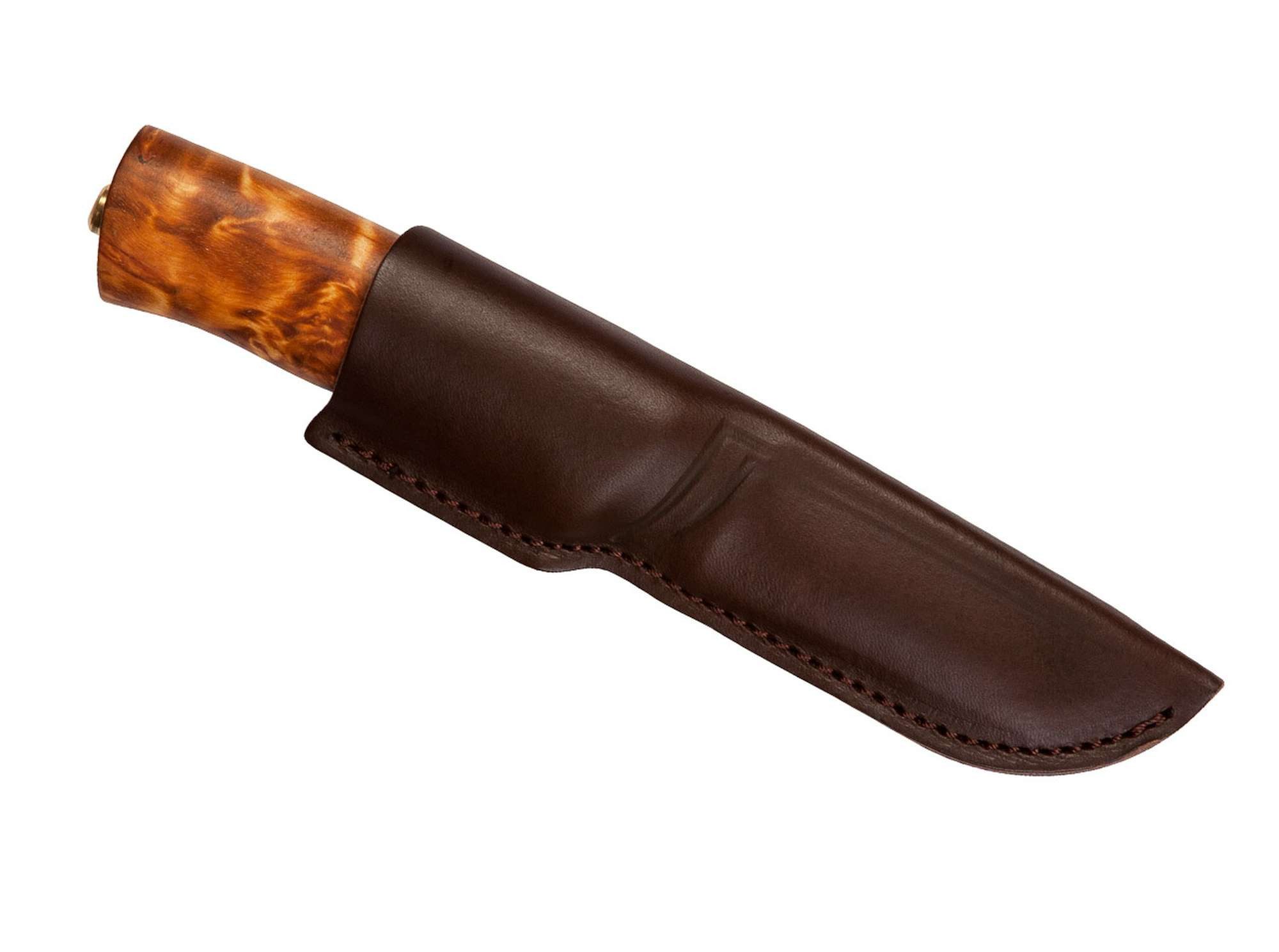 Helle Universalmesser Helle Eggen Outdoormesser 12C27 Stahl Birke Leder Norwegen