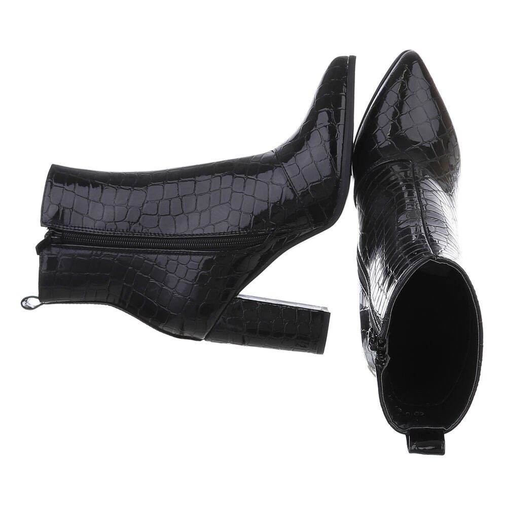 Ital-Design Elegante Stiefeletten mit Blockabsatz für günstig online kaufen