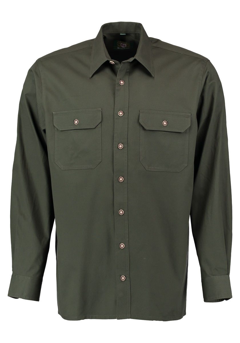OS Trachten Outdoorhemd Elybu Herren Langarmhemd günstig online kaufen